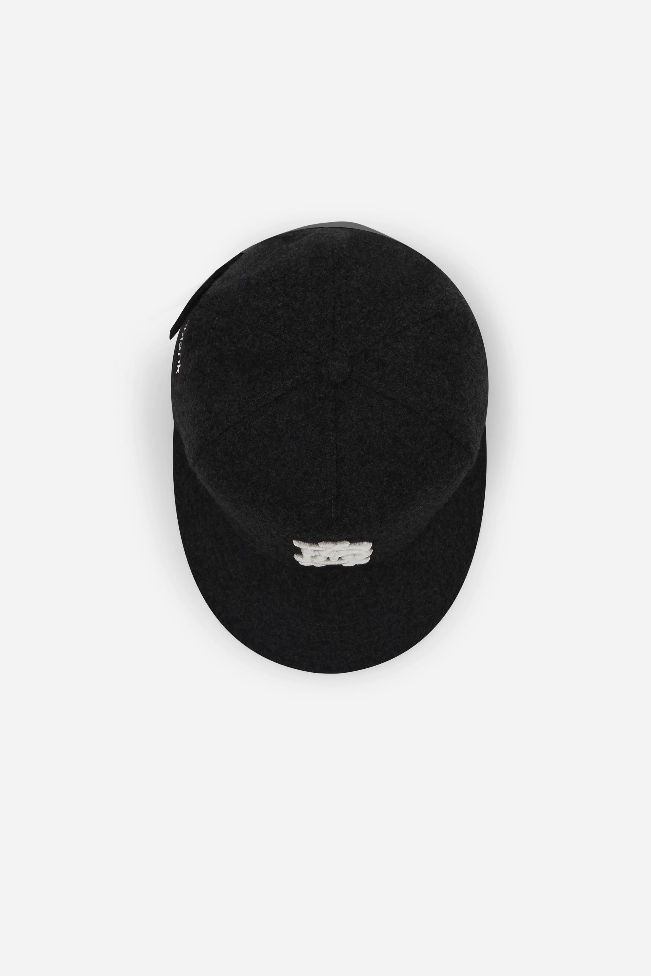 monogram wool cap black/ecru sold by about:blank product image thumbnail 5