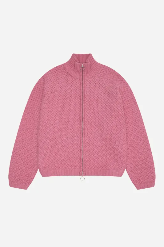 bobble knit funnel orchid sold by about:blank