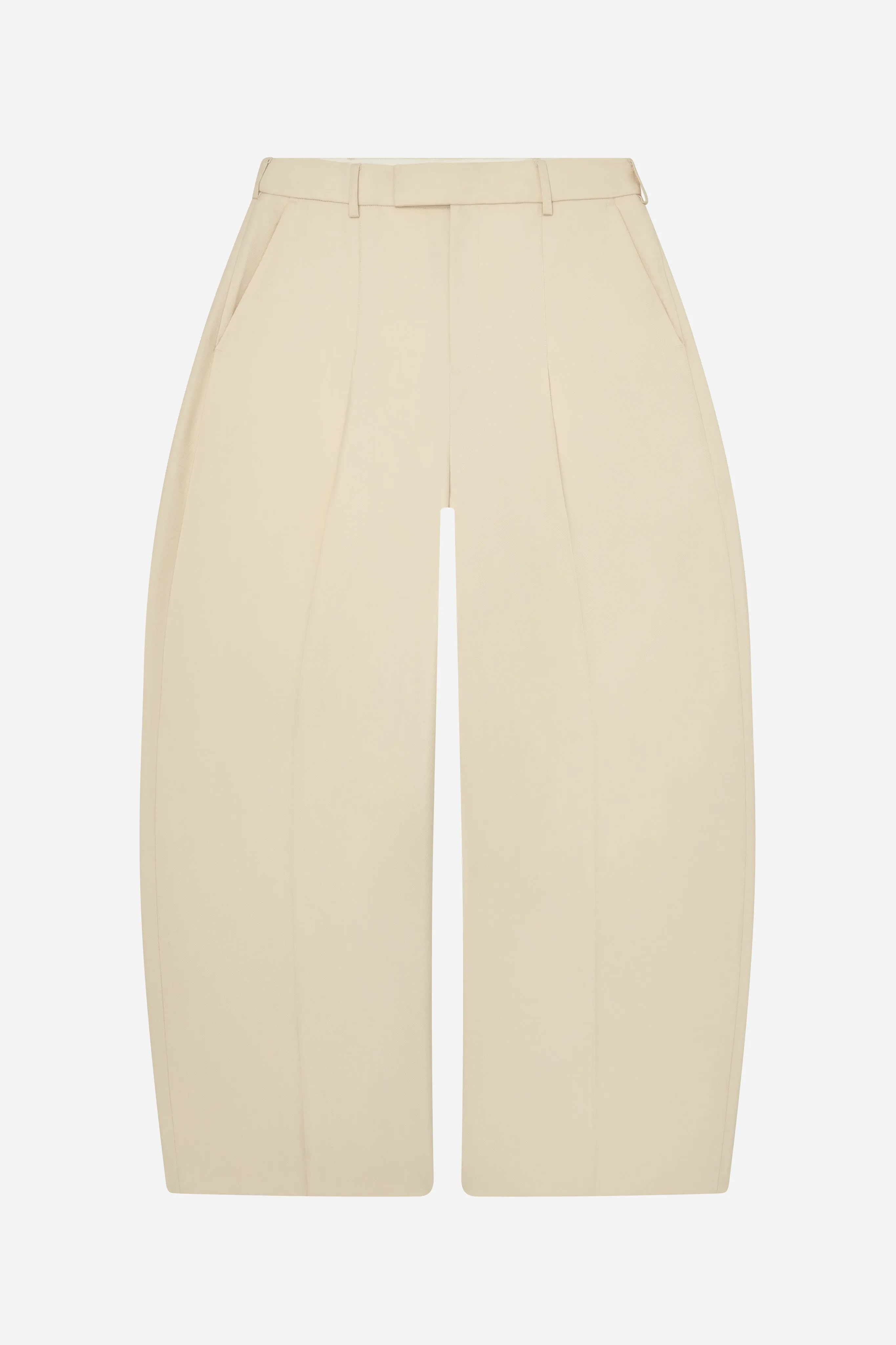 tailored wide leg trouser ecru sold by about:blank
