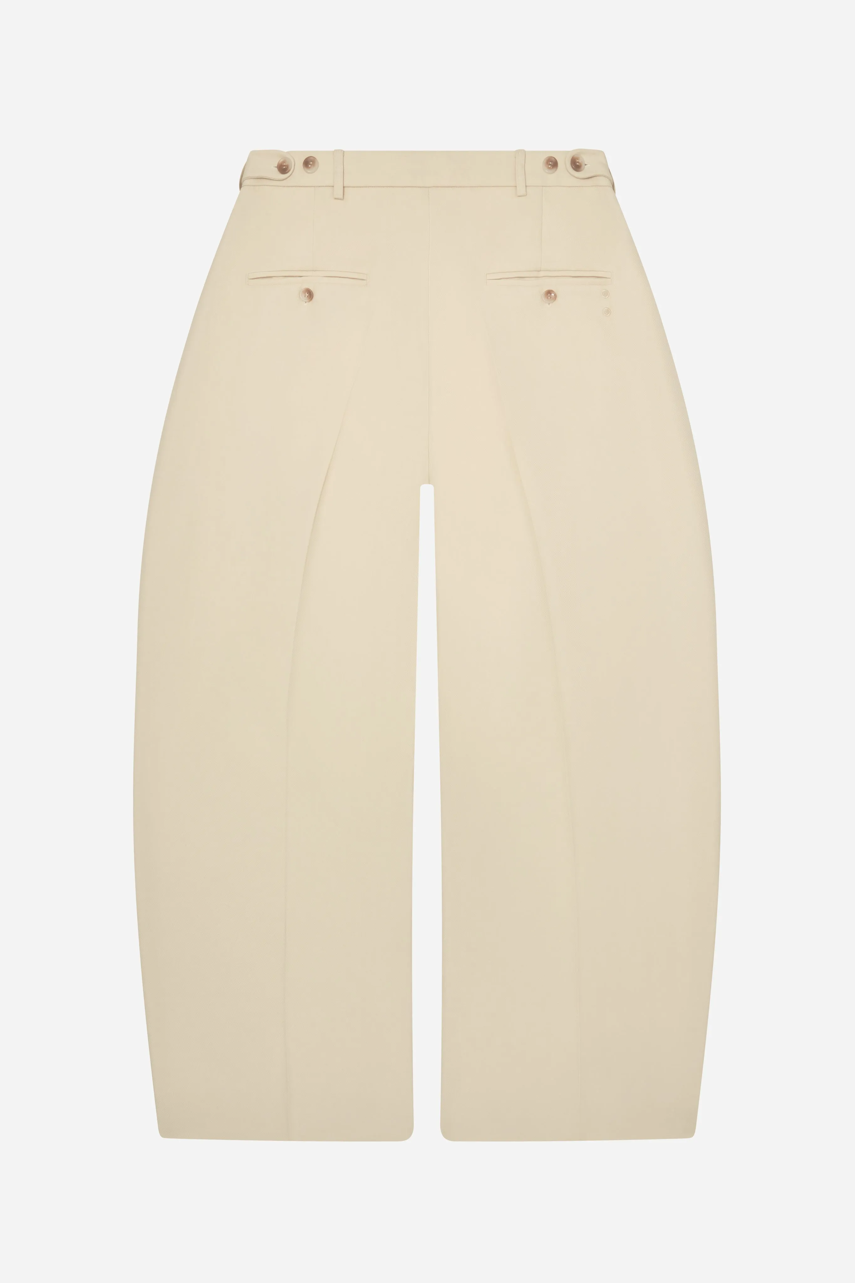 tailored wide leg trouser ecru sold by about:blank product image thumbnail 4