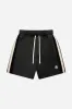 monogram track short black/ecru sold by about:blank