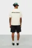 monogram track short black/ecru sold by about:blank