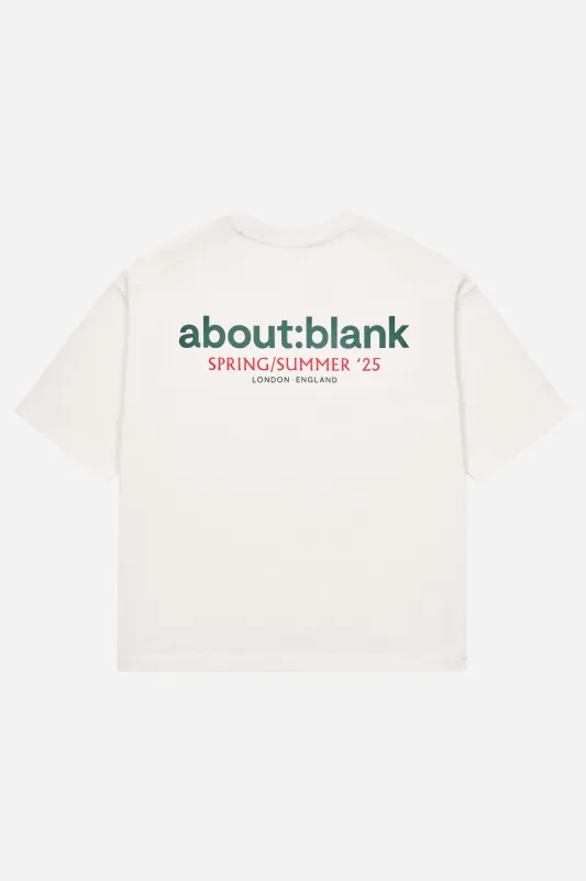 tour t-shirt oat/red/green sold by about:blank