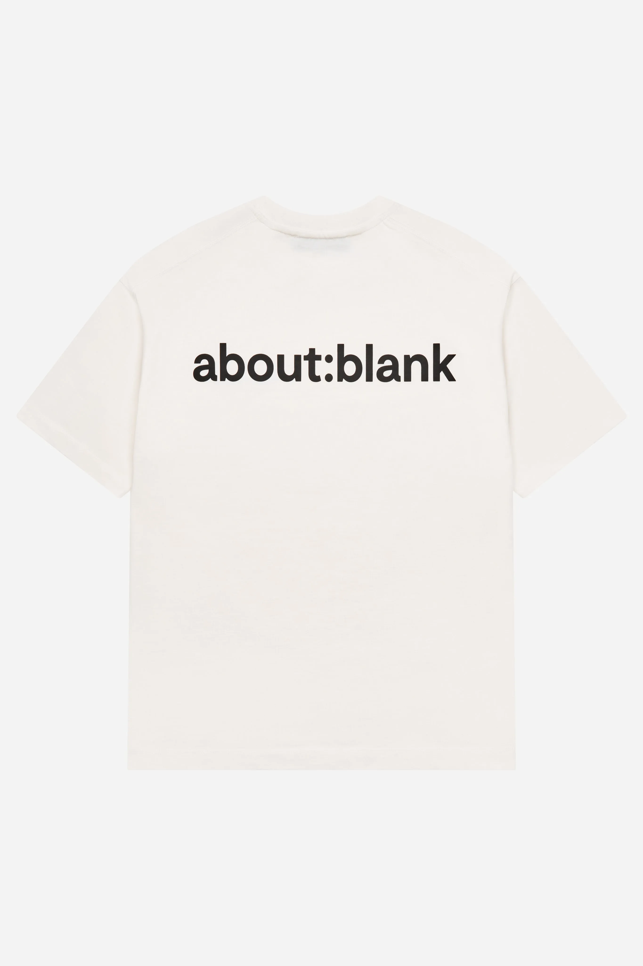 reverse t-shirt oat/black sold by about:blank product image thumbnail 5