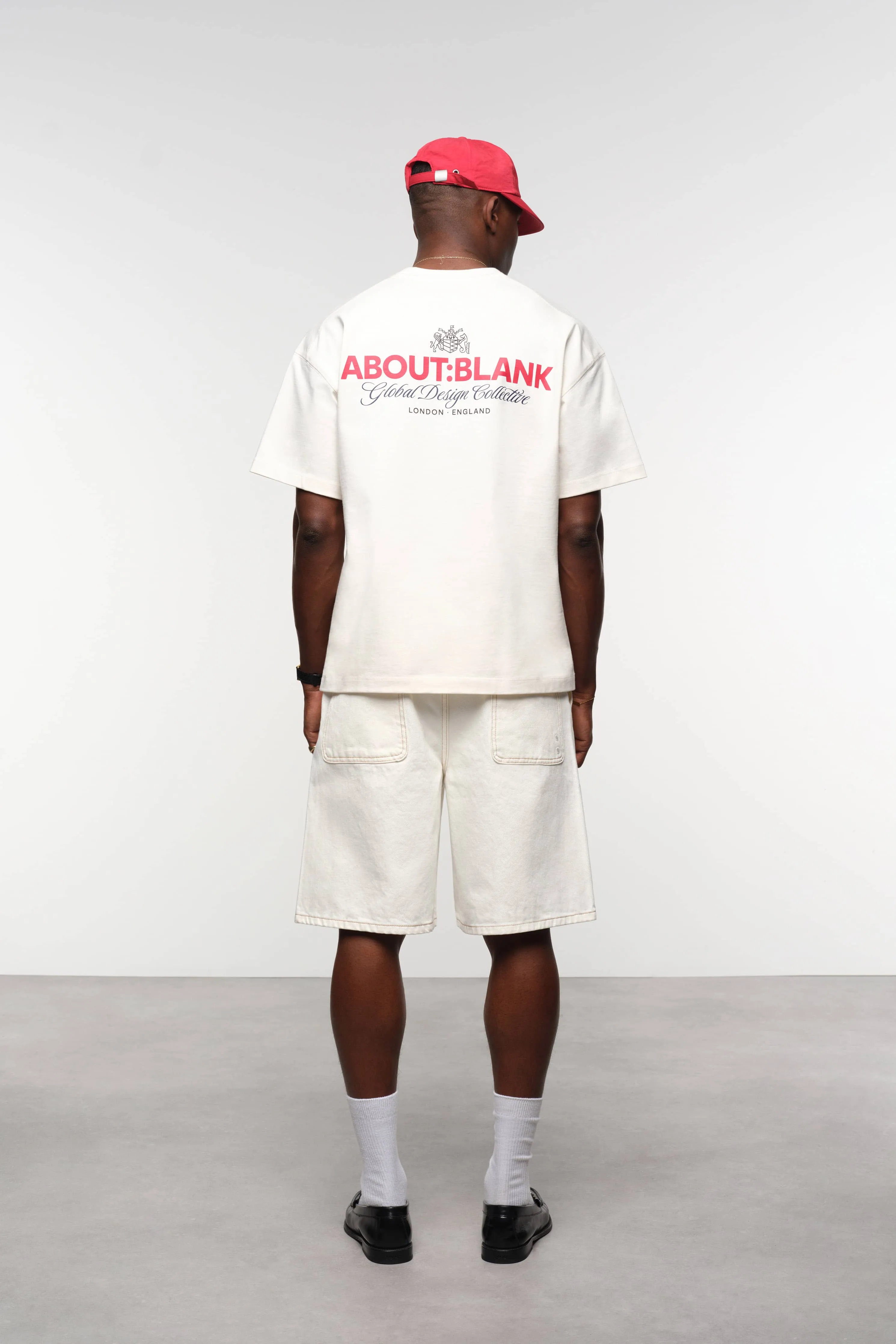 wide denim short ecru sold by about:blank product image thumbnail 5