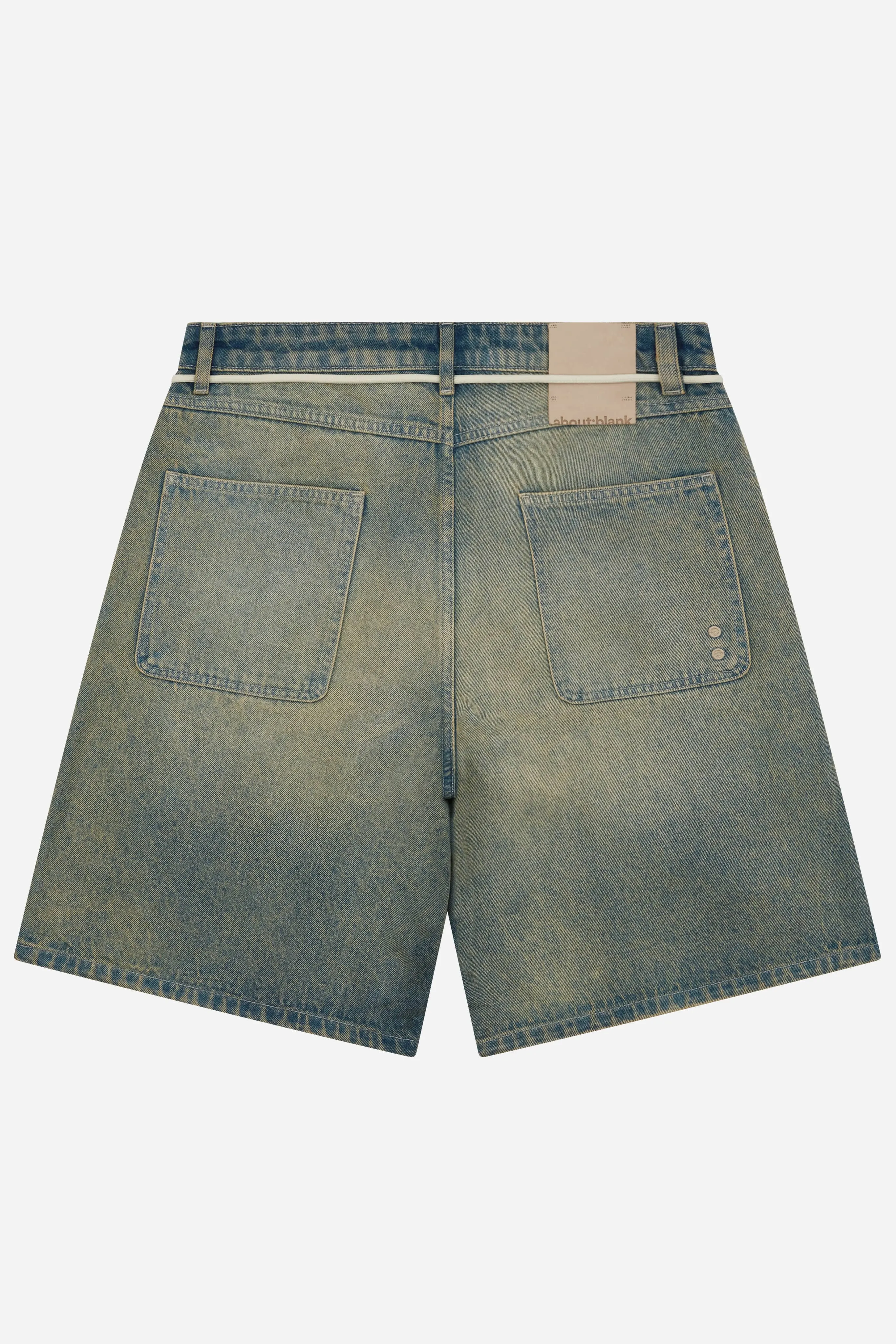 wide denim short dirty wash sold by about:blank product image thumbnail 3