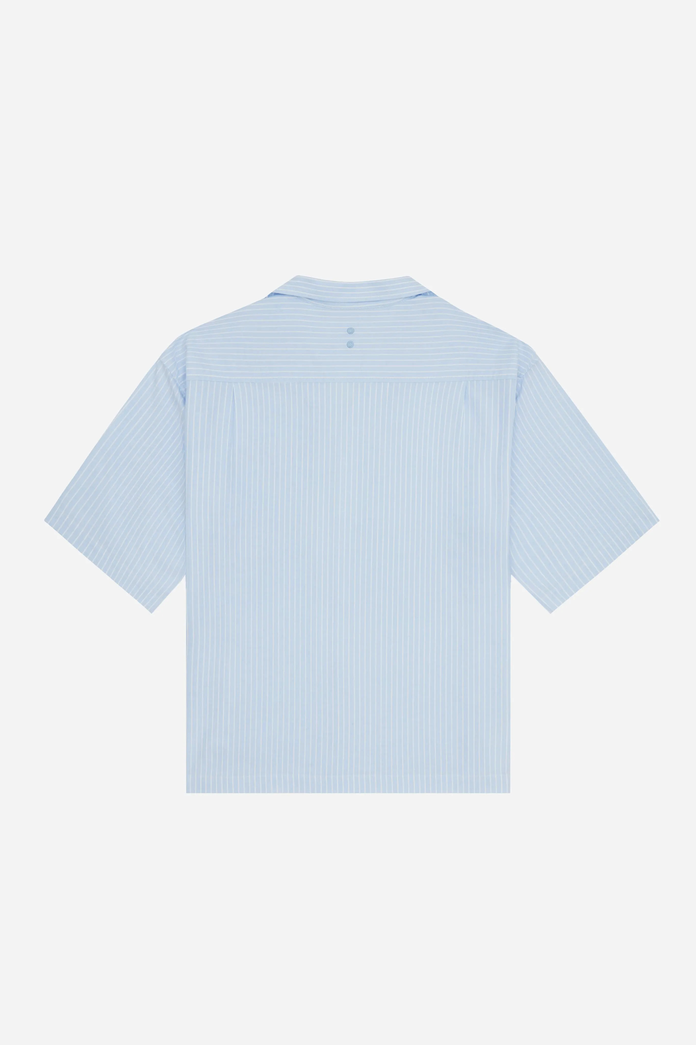 script short sleeve shirt blue/white sold by about:blank product image thumbnail 3