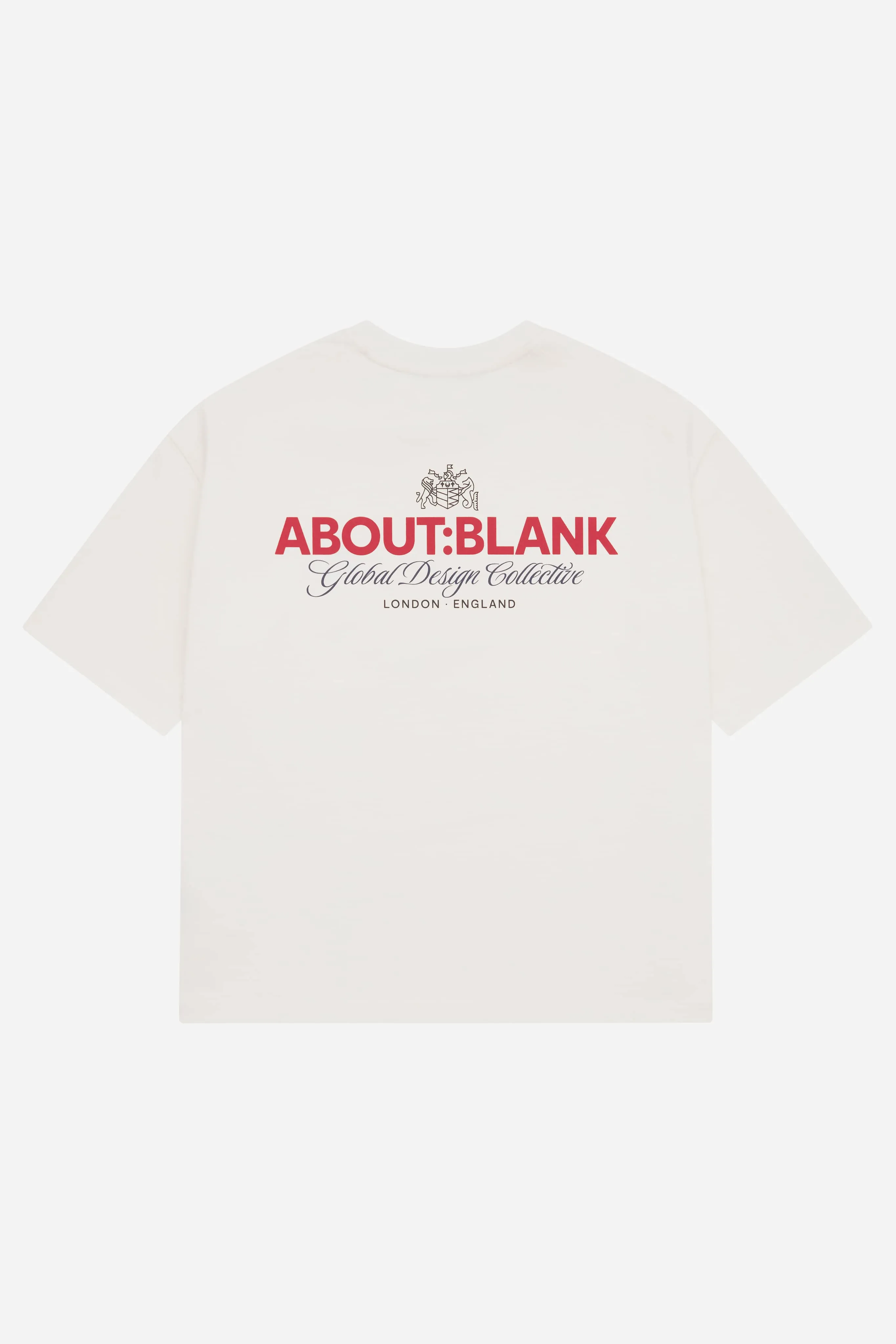blazon t-shirt oat/red/black sold by about:blank