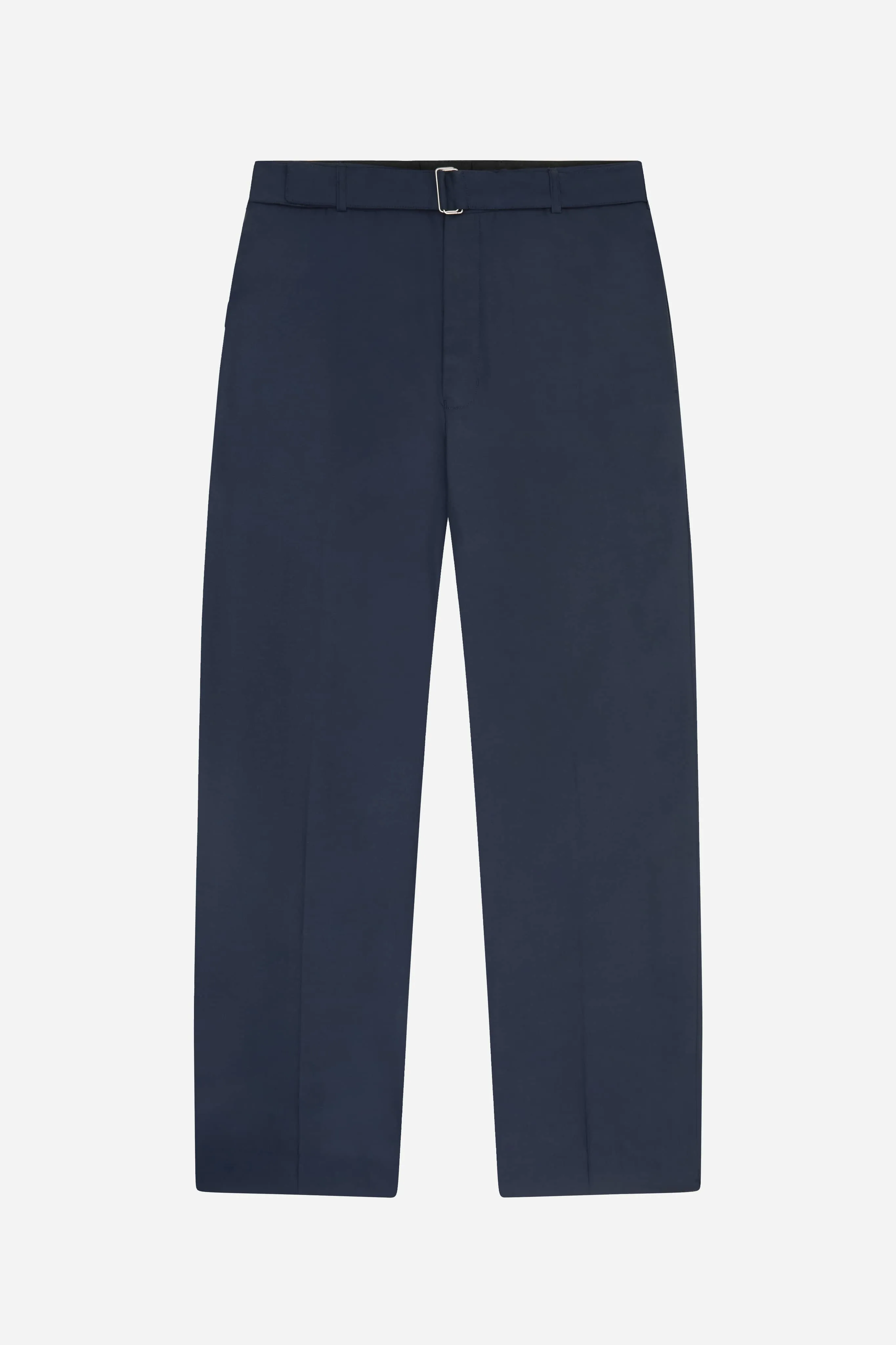 relaxed belted trouser navy sold by about:blank