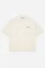 pique knitted polo ecru/black sold by about:blank