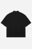 pique knitted polo black/ecru sold by about:blank