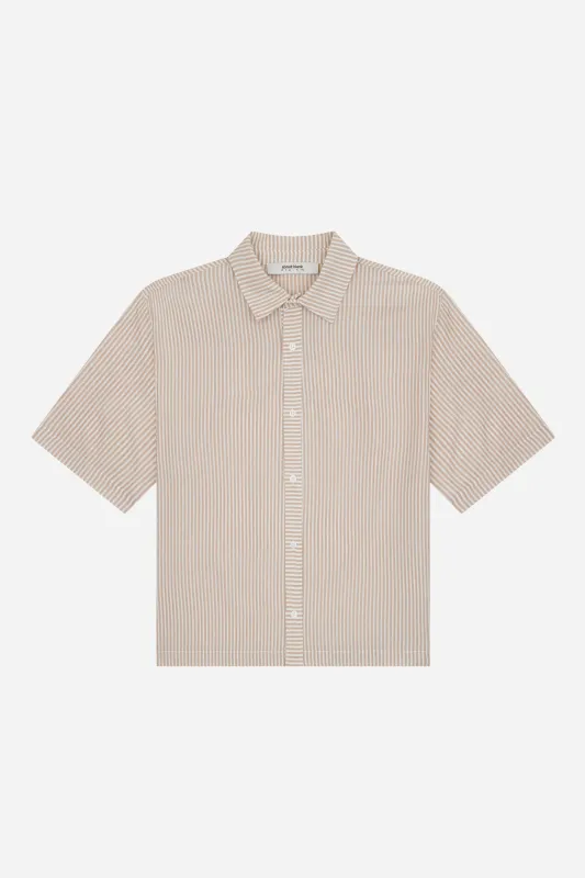 vacation shirt brown/white sold by about:blank