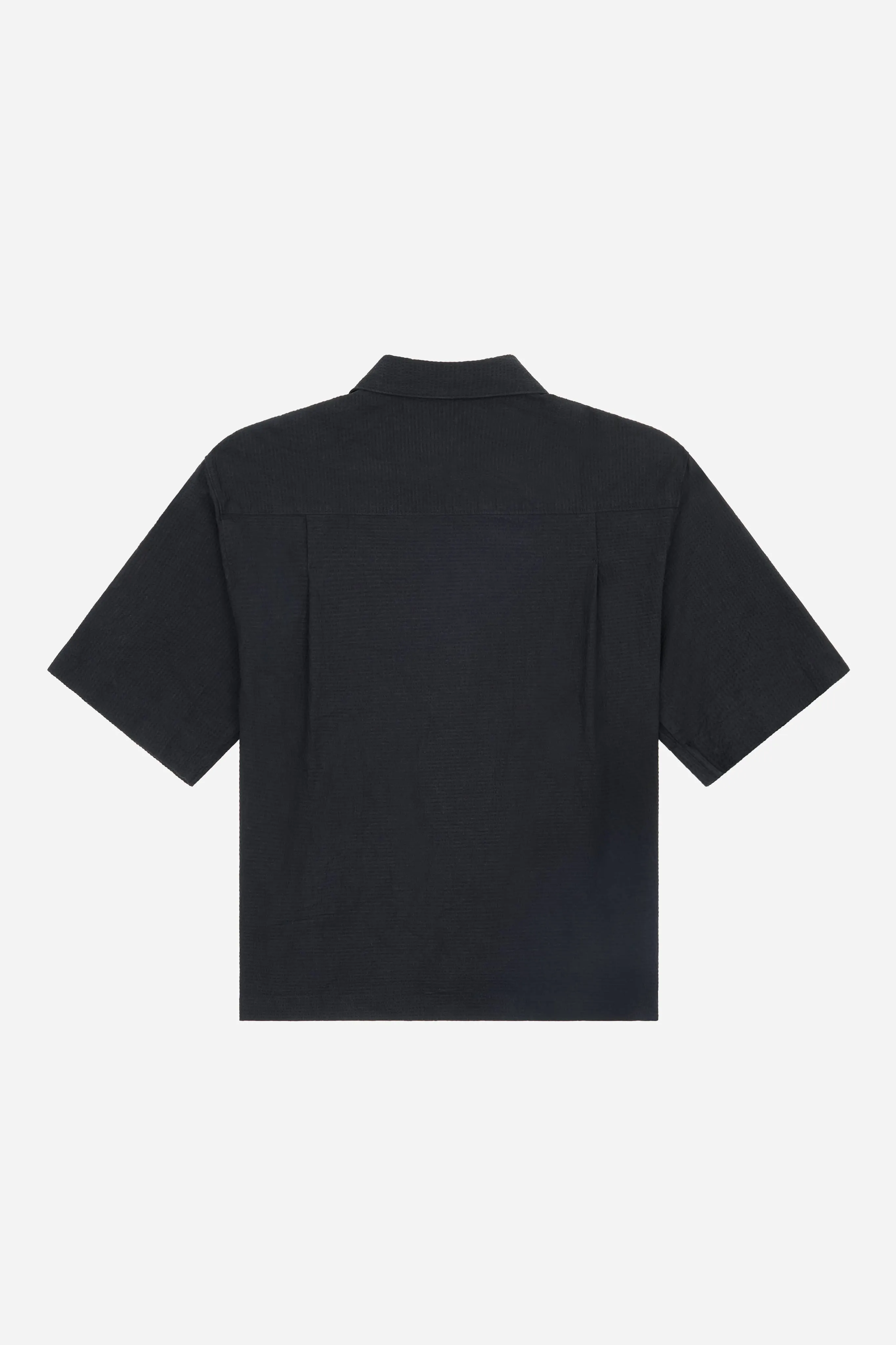 seersucker shirt black/black sold by about:blank product image thumbnail 2