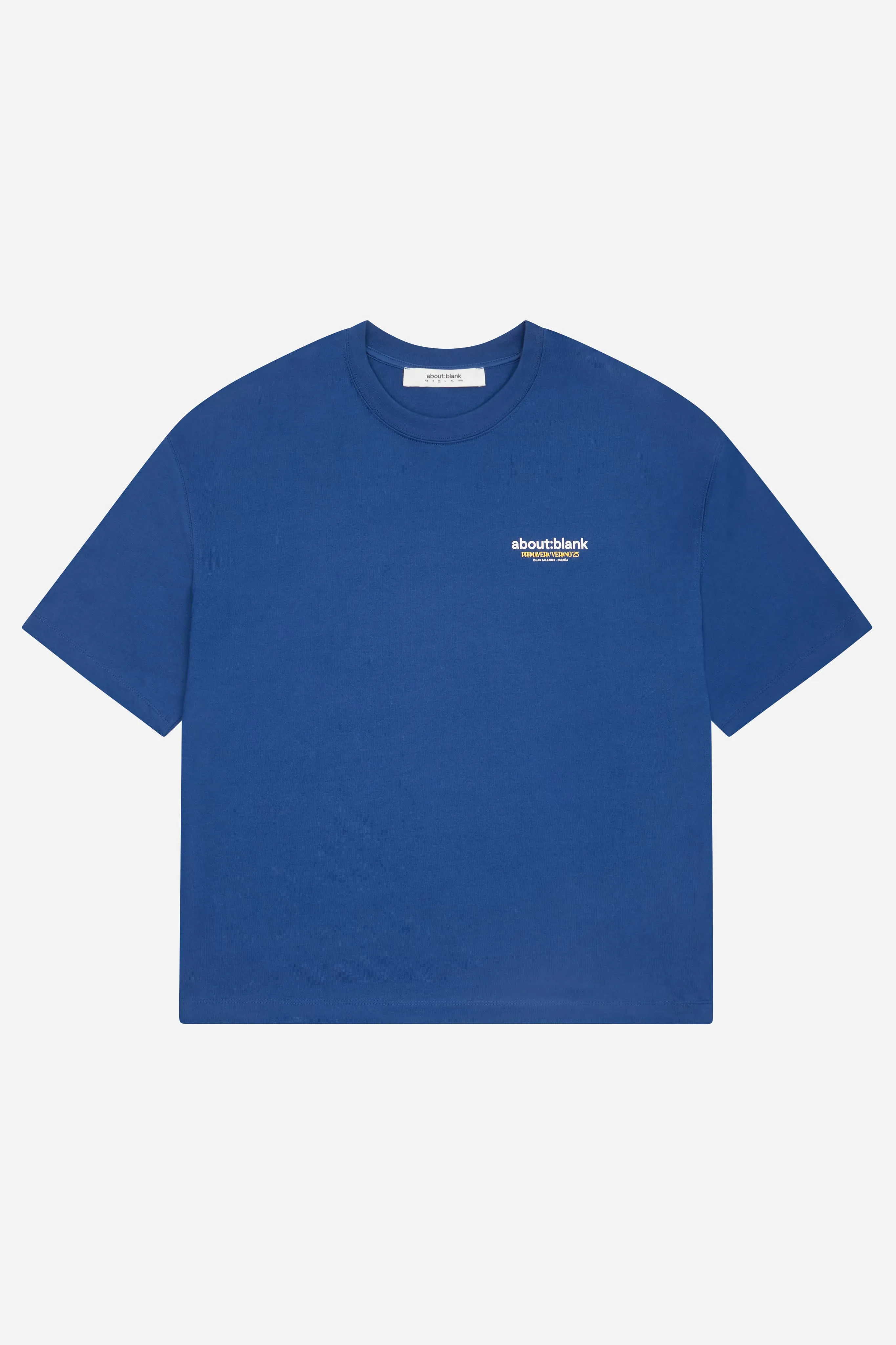 ibiza box t-shirt estate blue/ecru sold by about:blank product image thumbnail 2