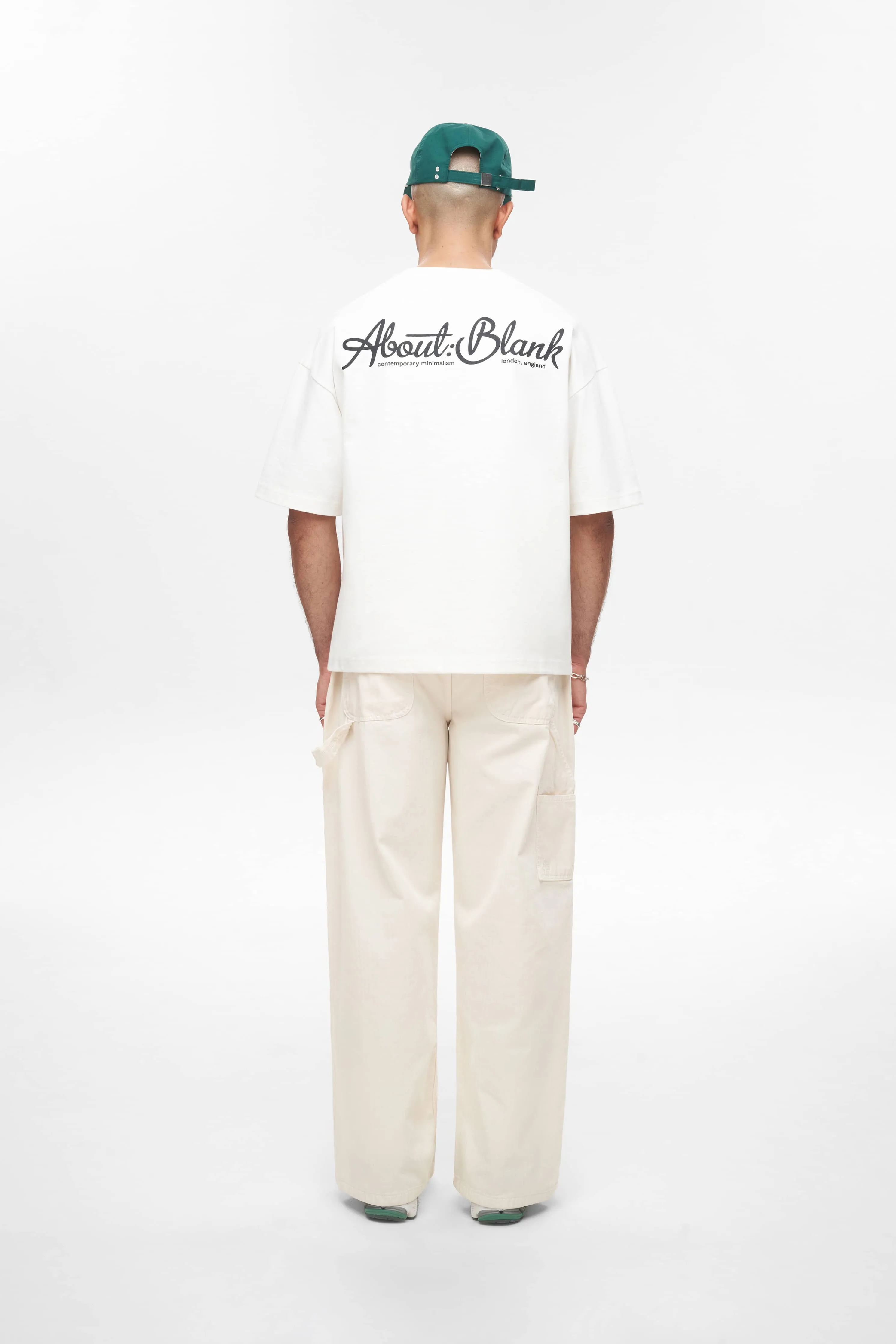 banner t-shirt oat/black sold by about:blank product image thumbnail 3