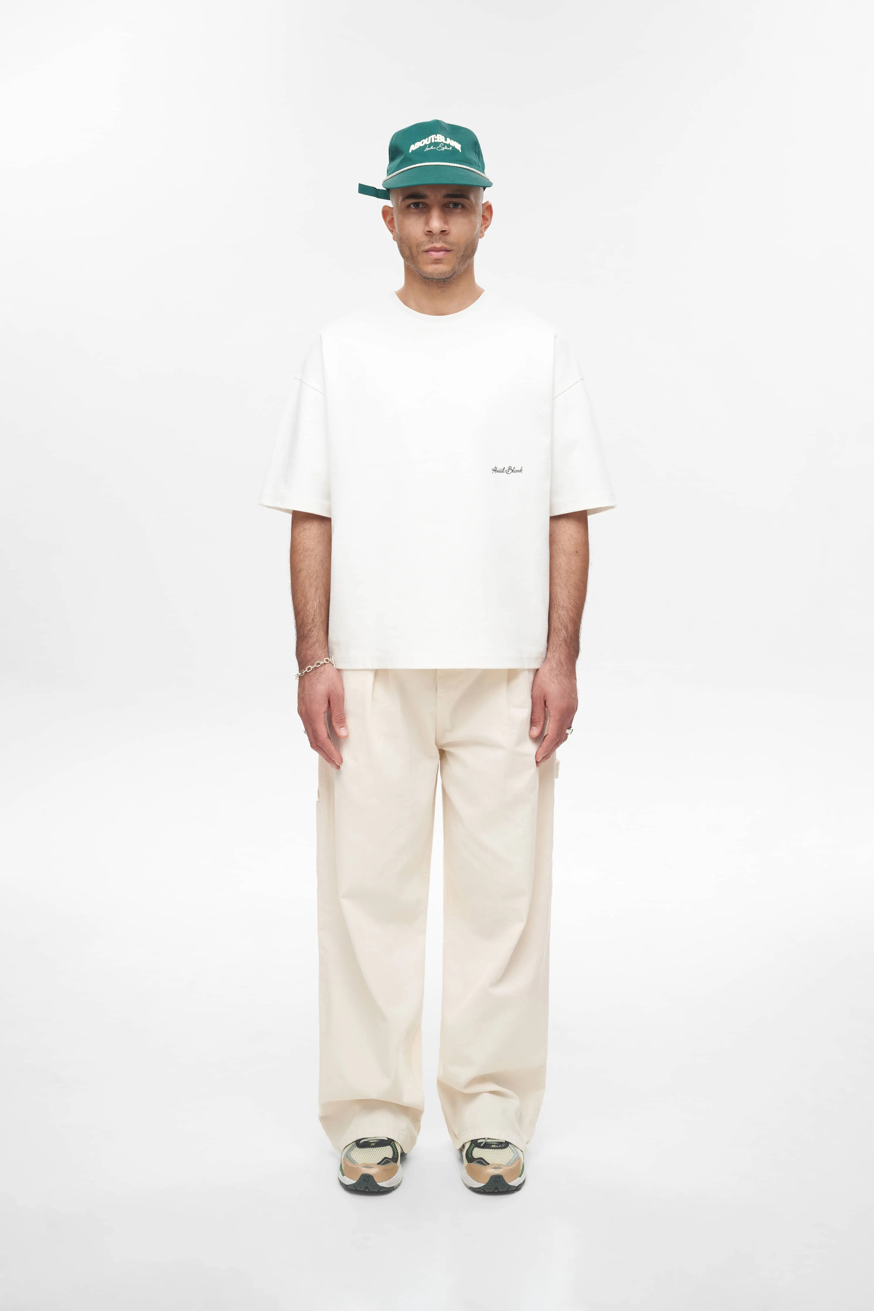 banner t-shirt oat/black sold by about:blank product image thumbnail 2