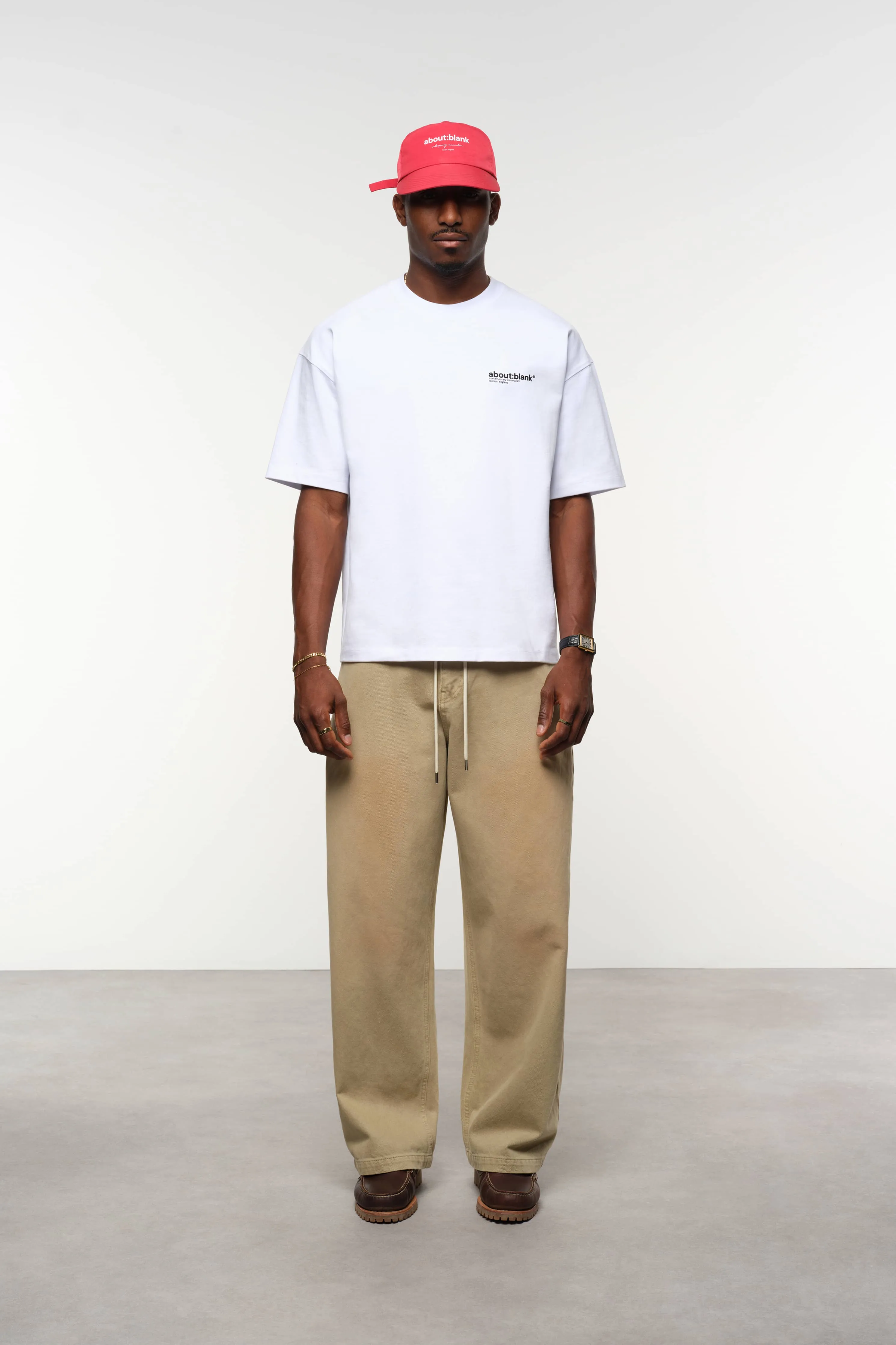 collection t-shirt white/black sold by about:blank product image thumbnail 2