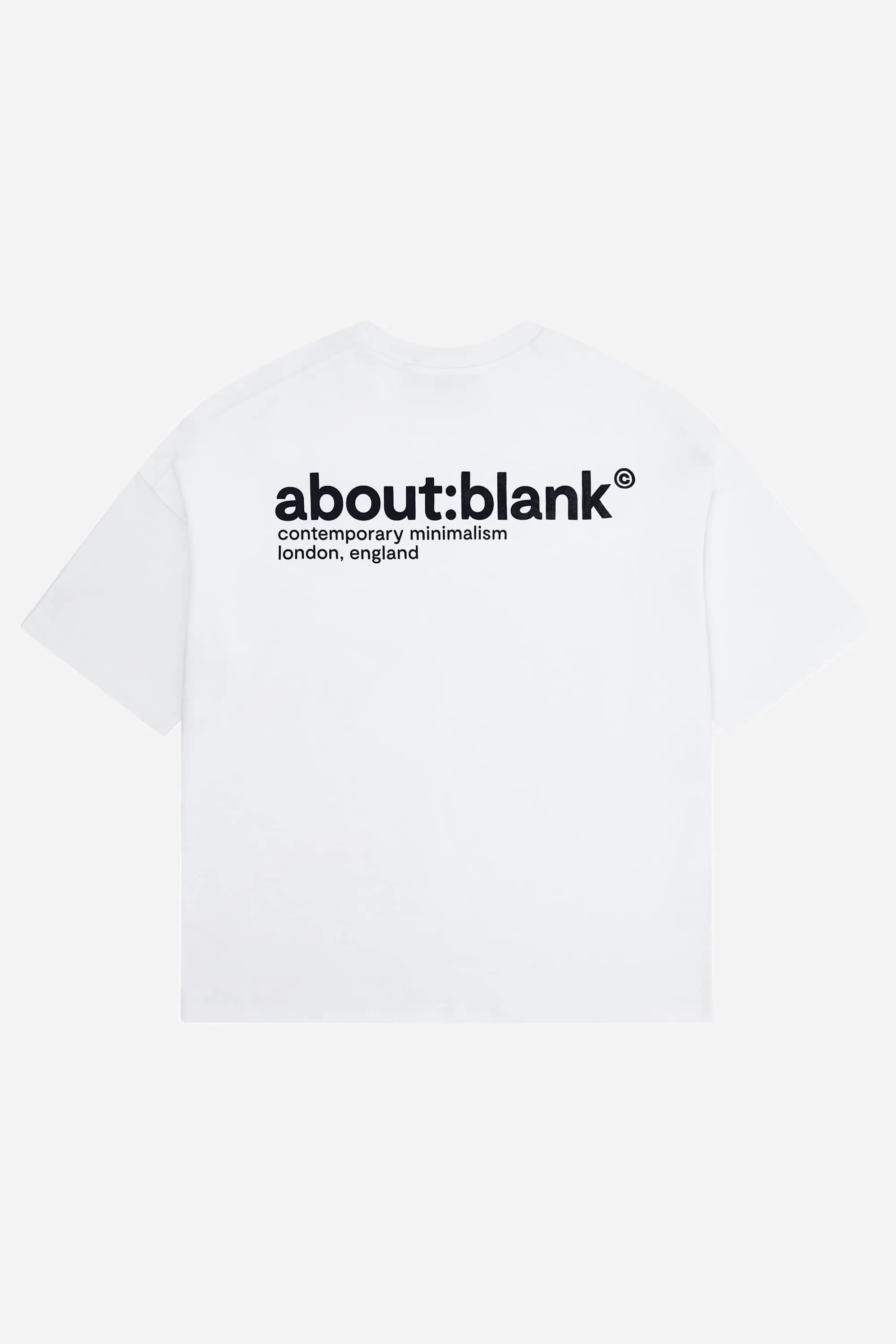 collection t-shirt white/black sold by about:blank