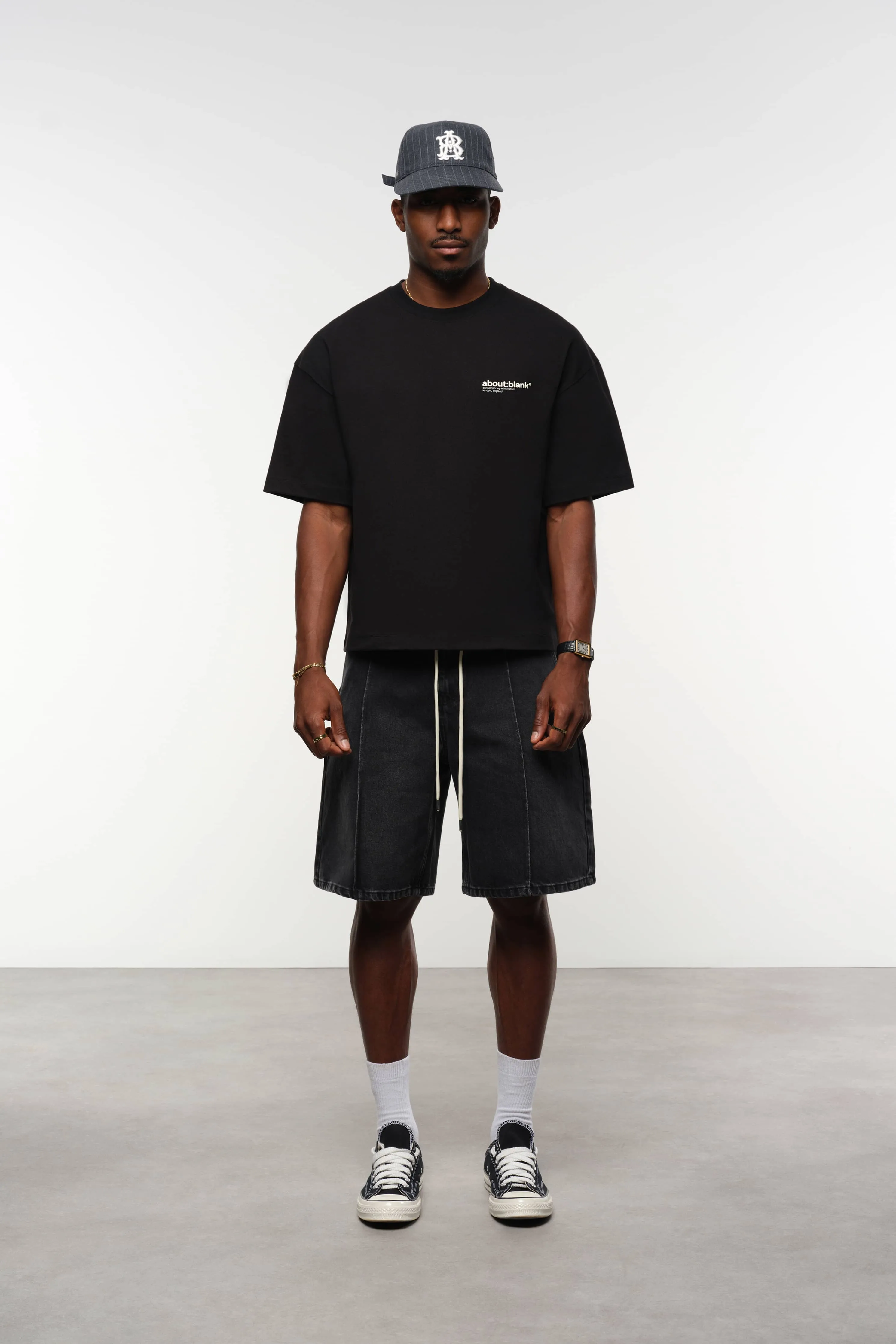 collection t-shirt black/ecru sold by about:blank product image thumbnail 2