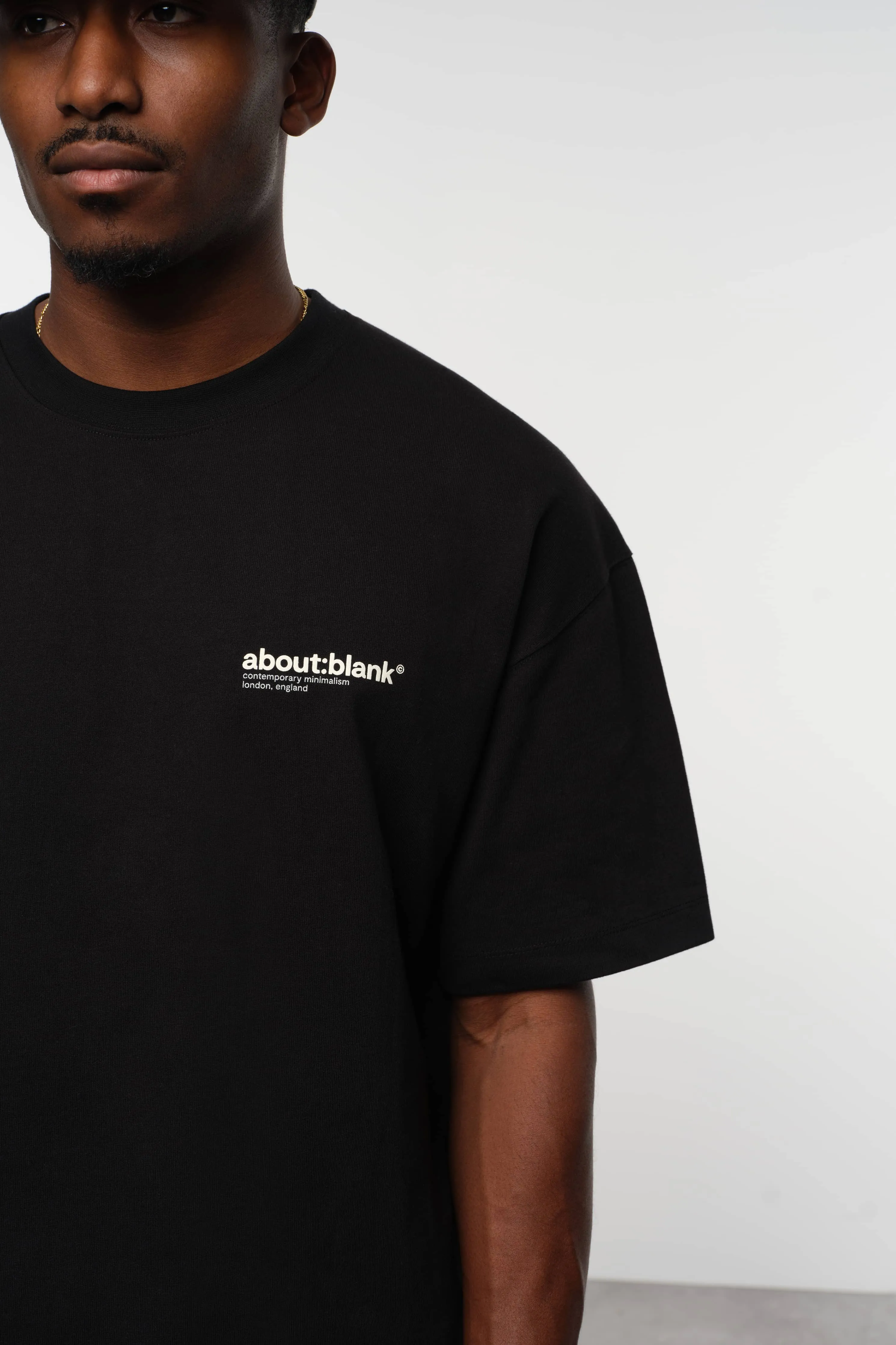 collection t-shirt black/ecru sold by about:blank product image thumbnail 4