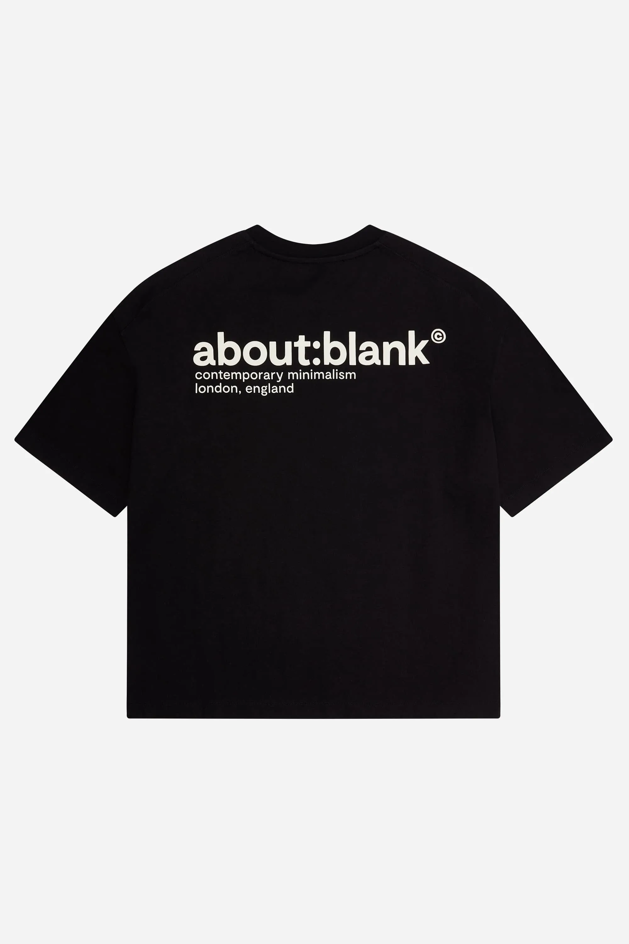 collection t-shirt black/ecru sold by about:blank