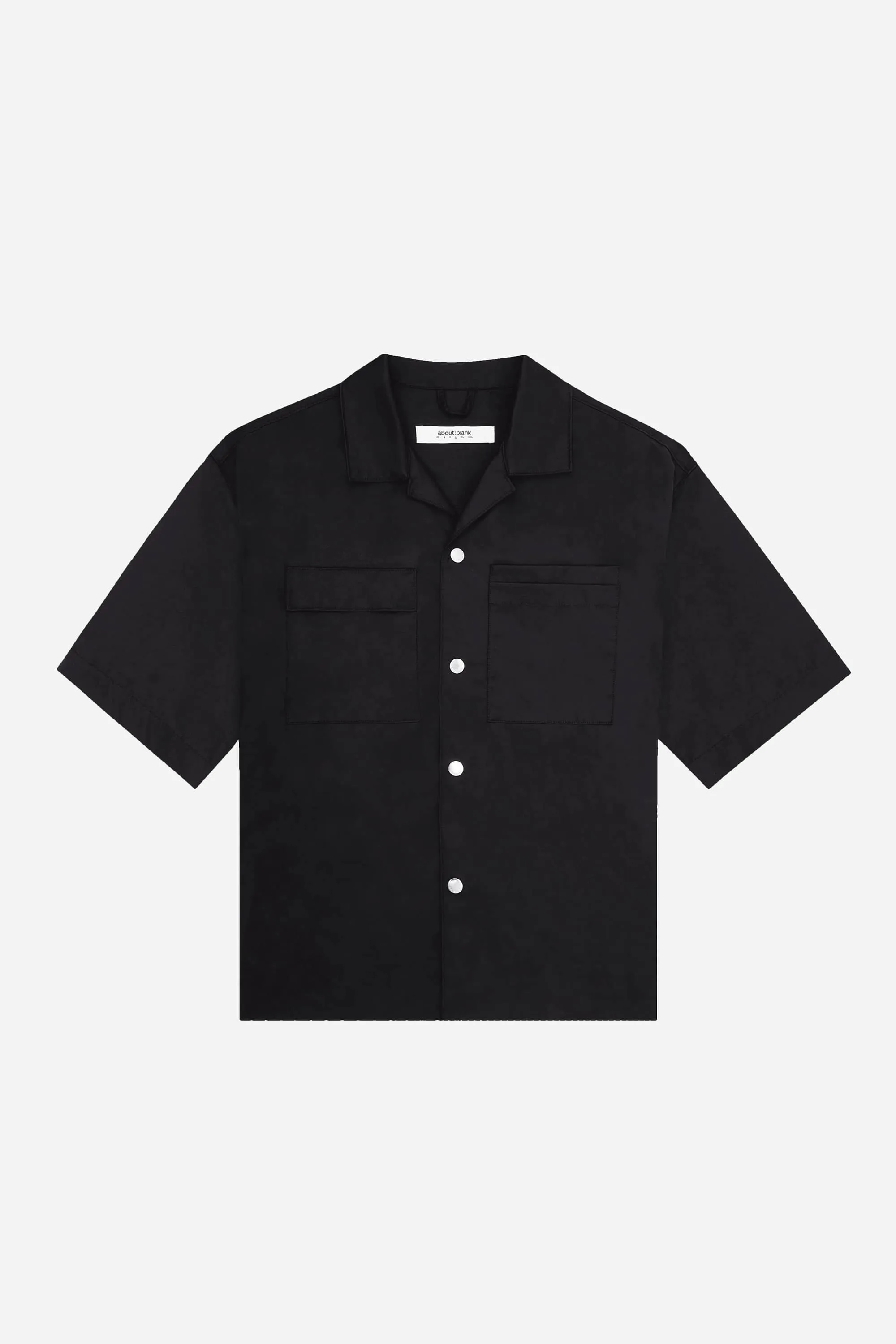 utility shirt black sold by about:blank