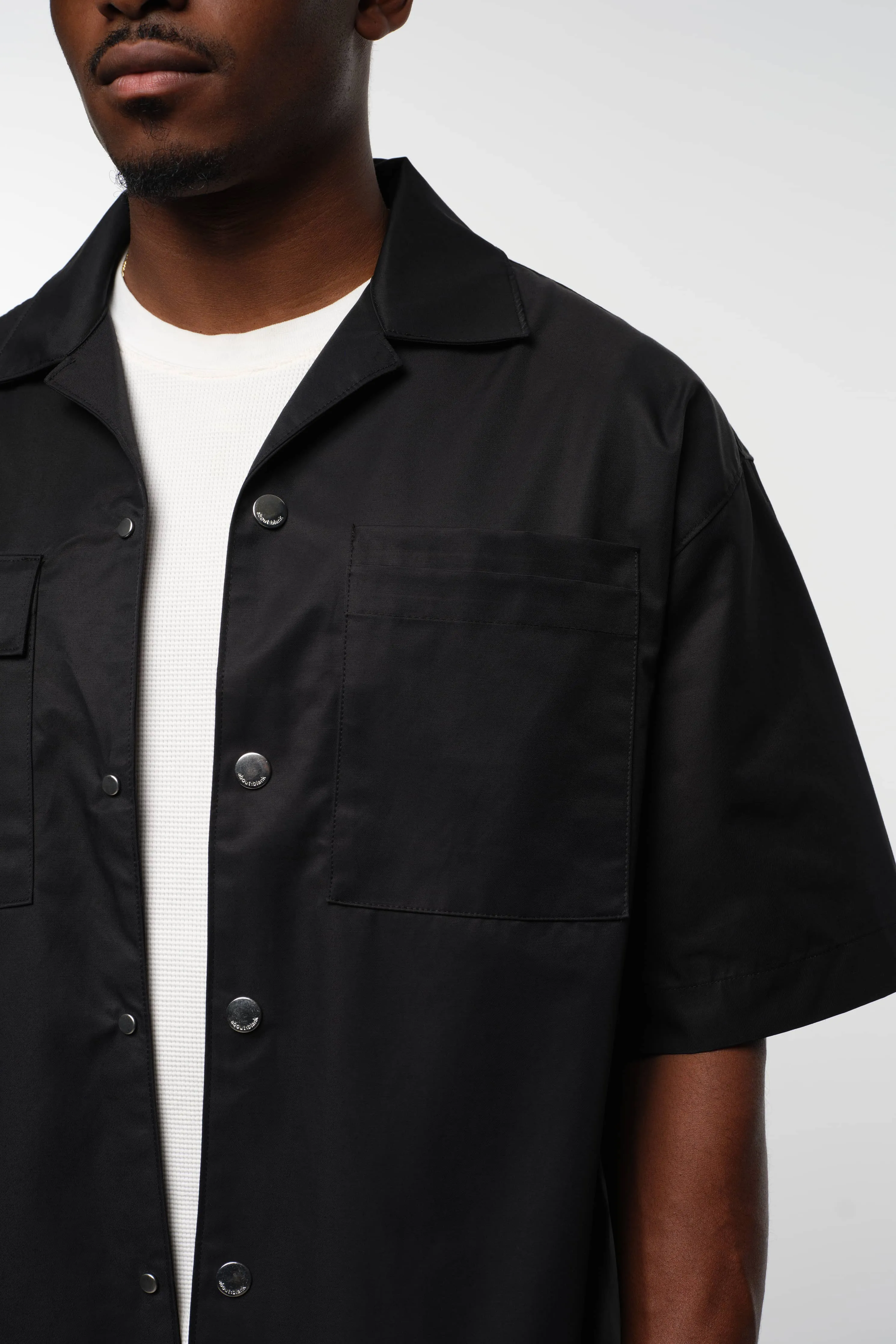 utility shirt black sold by about:blank product image thumbnail 3