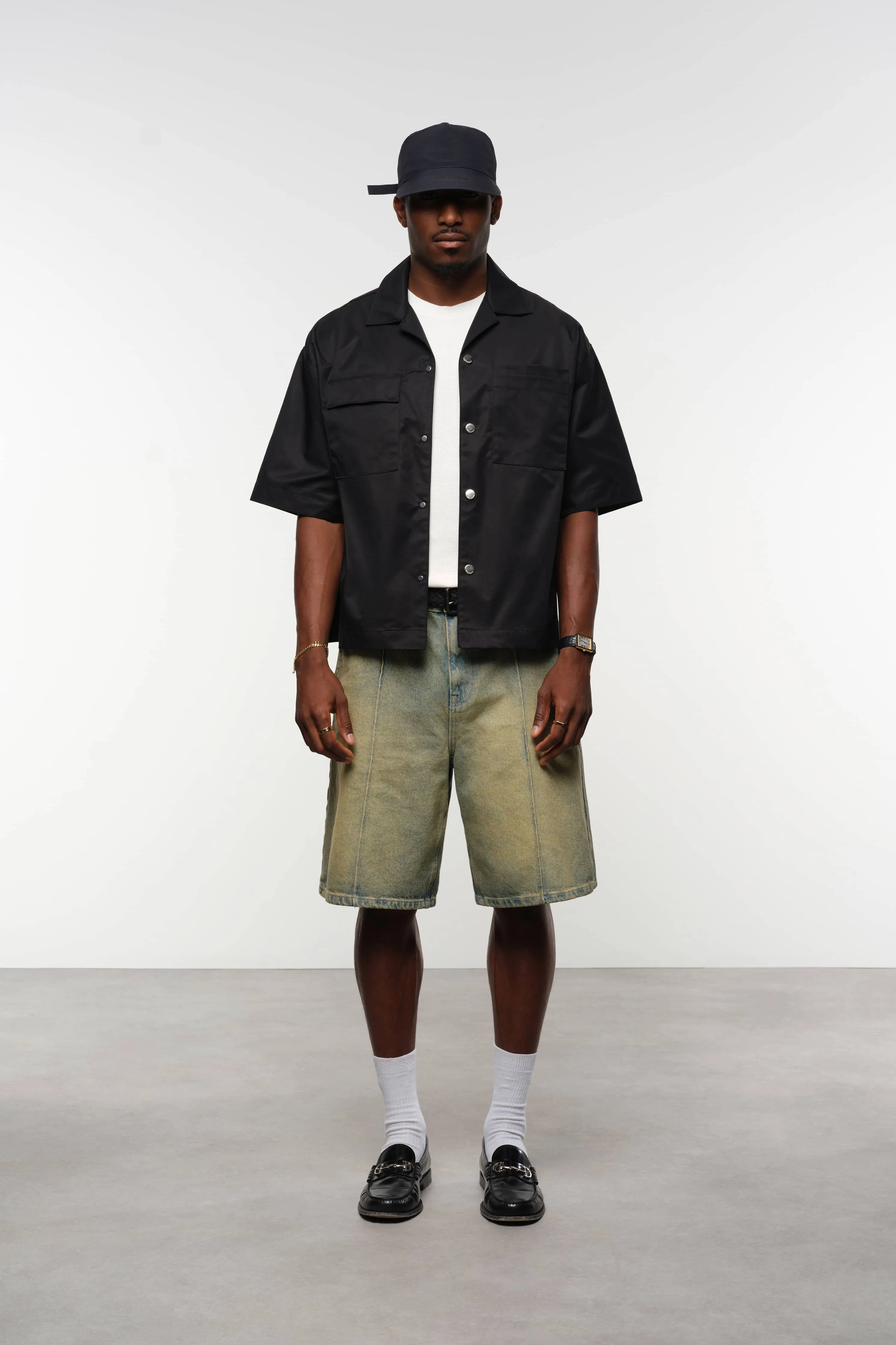 utility shirt black sold by about:blank product image thumbnail 2