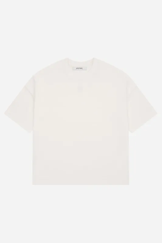 monogram mock neck t-shirt oat made by about:blank
