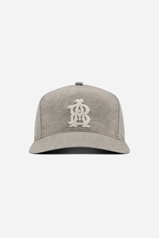 monogram cap grey/ecru sold by about:blank
