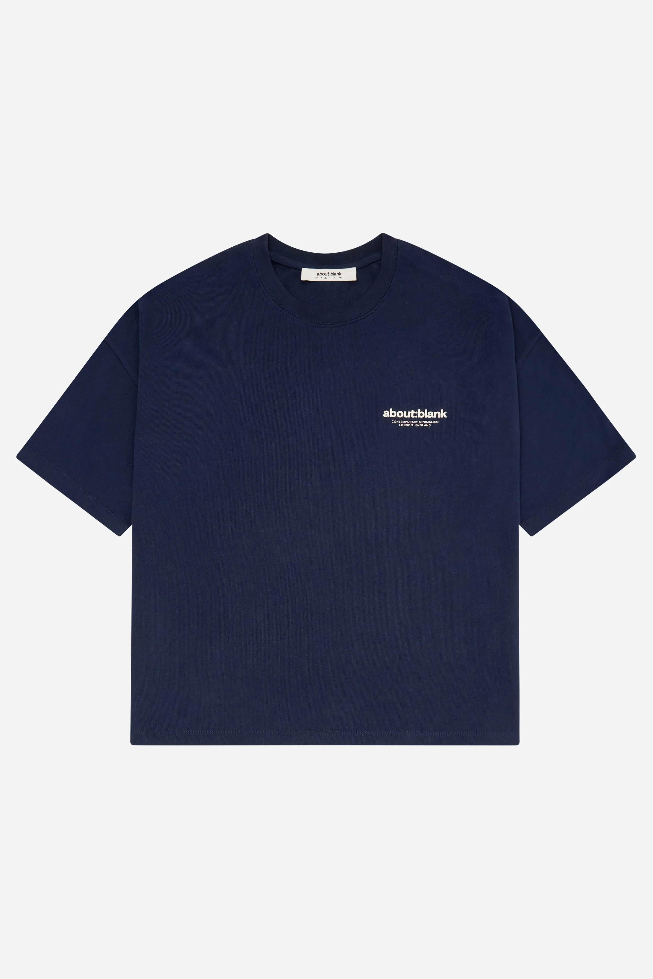 emblem t-shirt navy sold by about:blank product image thumbnail 3