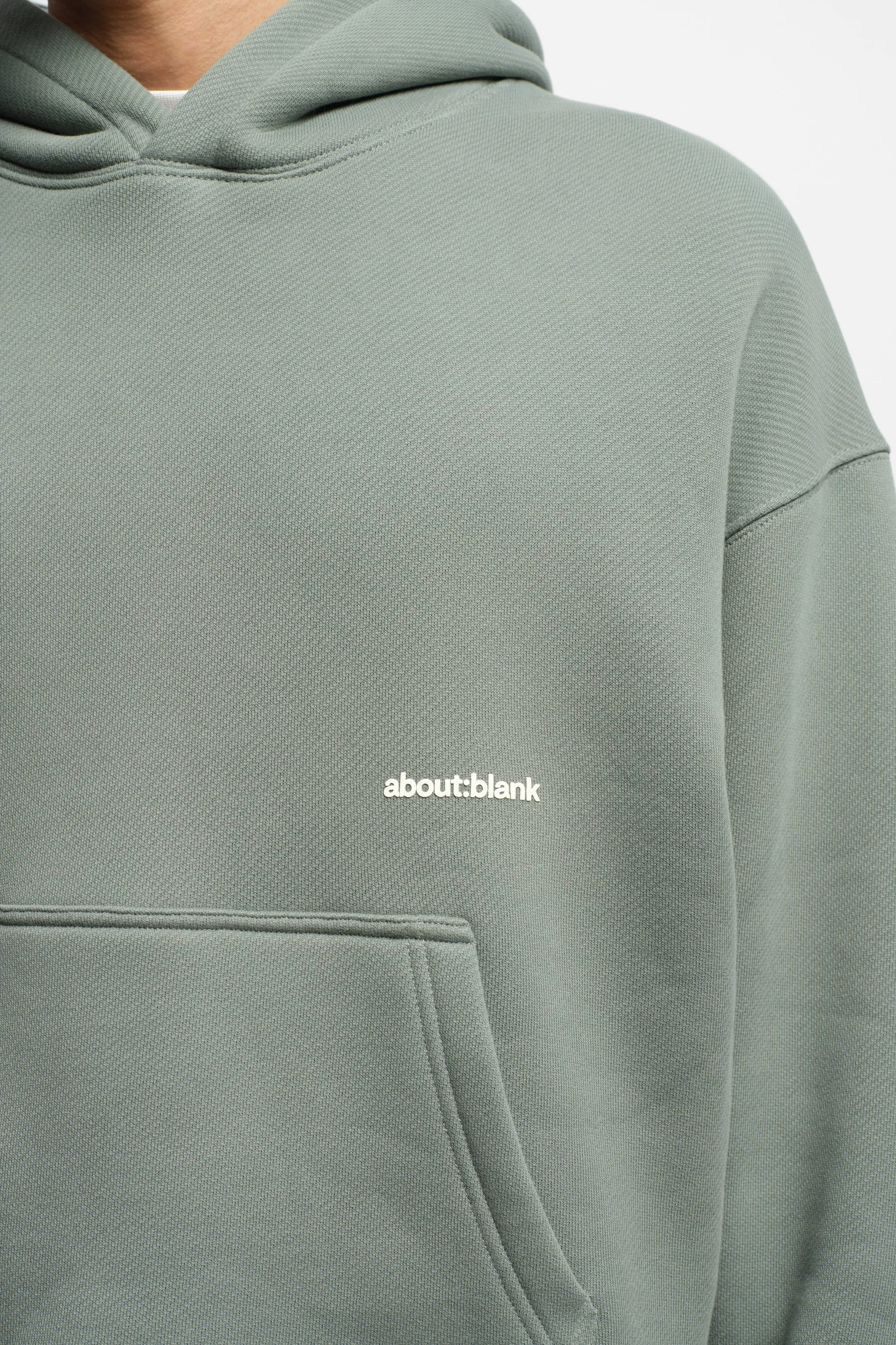 box hoodie sage/ecru sold by about:blank product image thumbnail 5