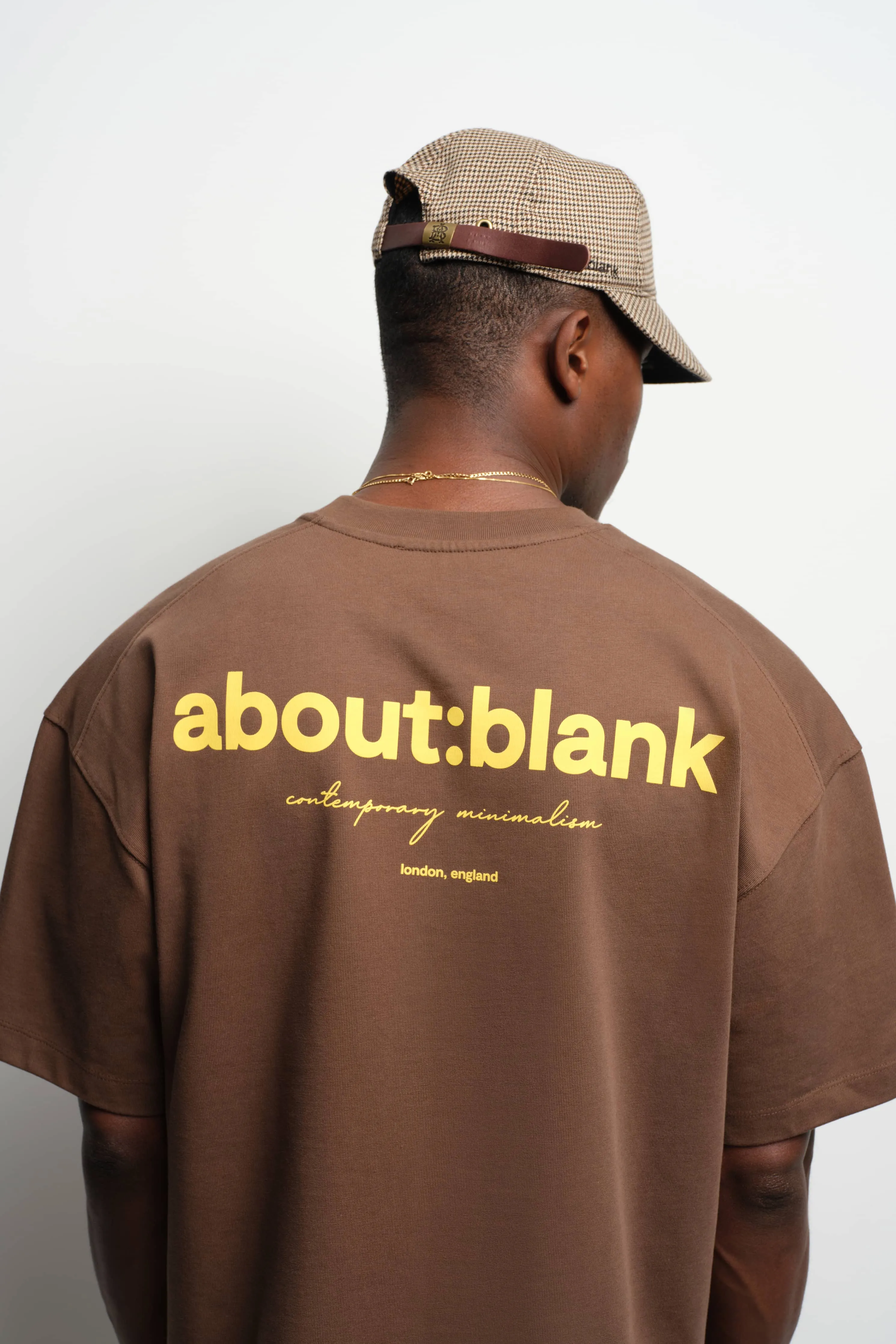 box t-shirt brown/yellow sold by about:blank product image thumbnail 3