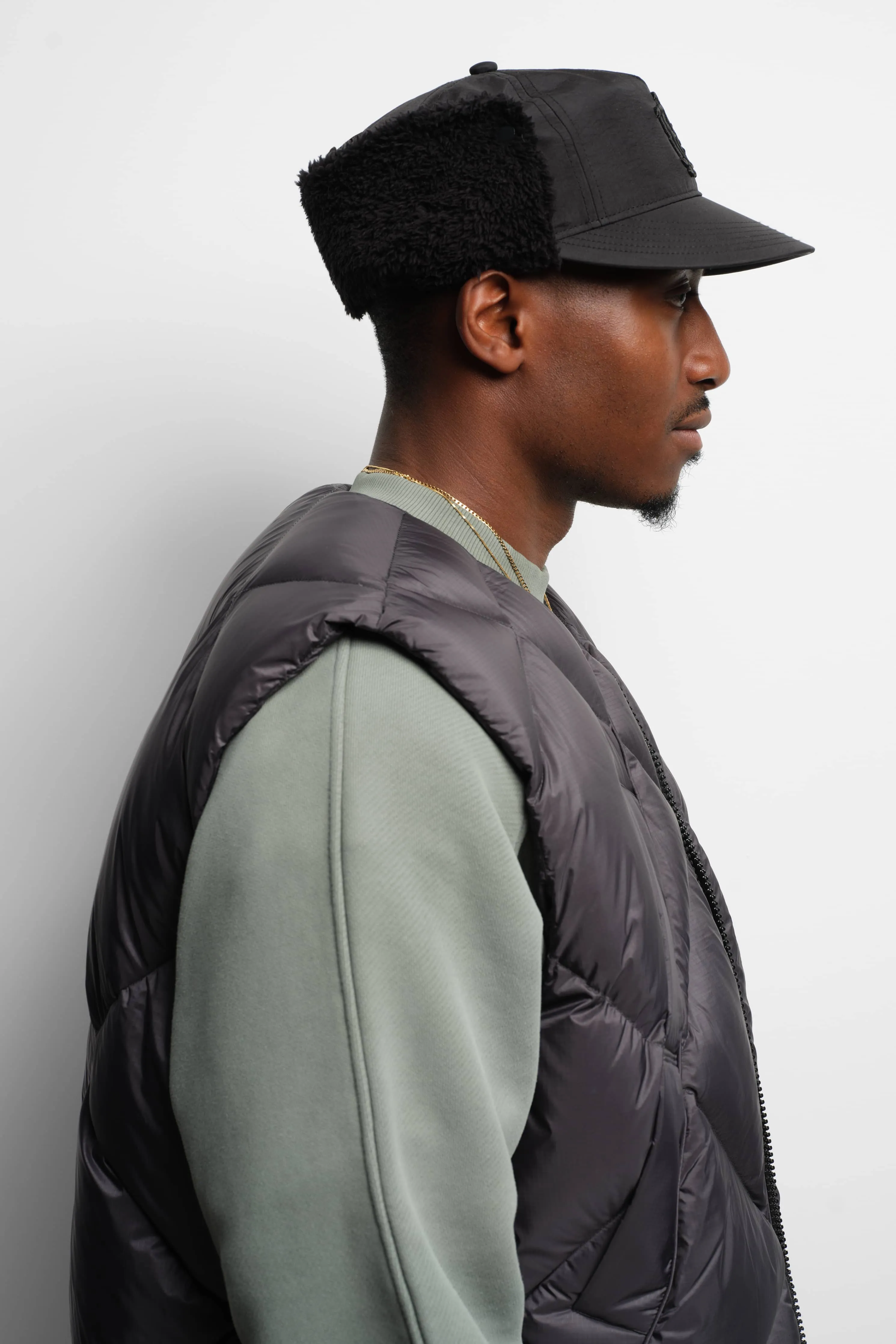 flap cap black sold by about:blank product image thumbnail 3