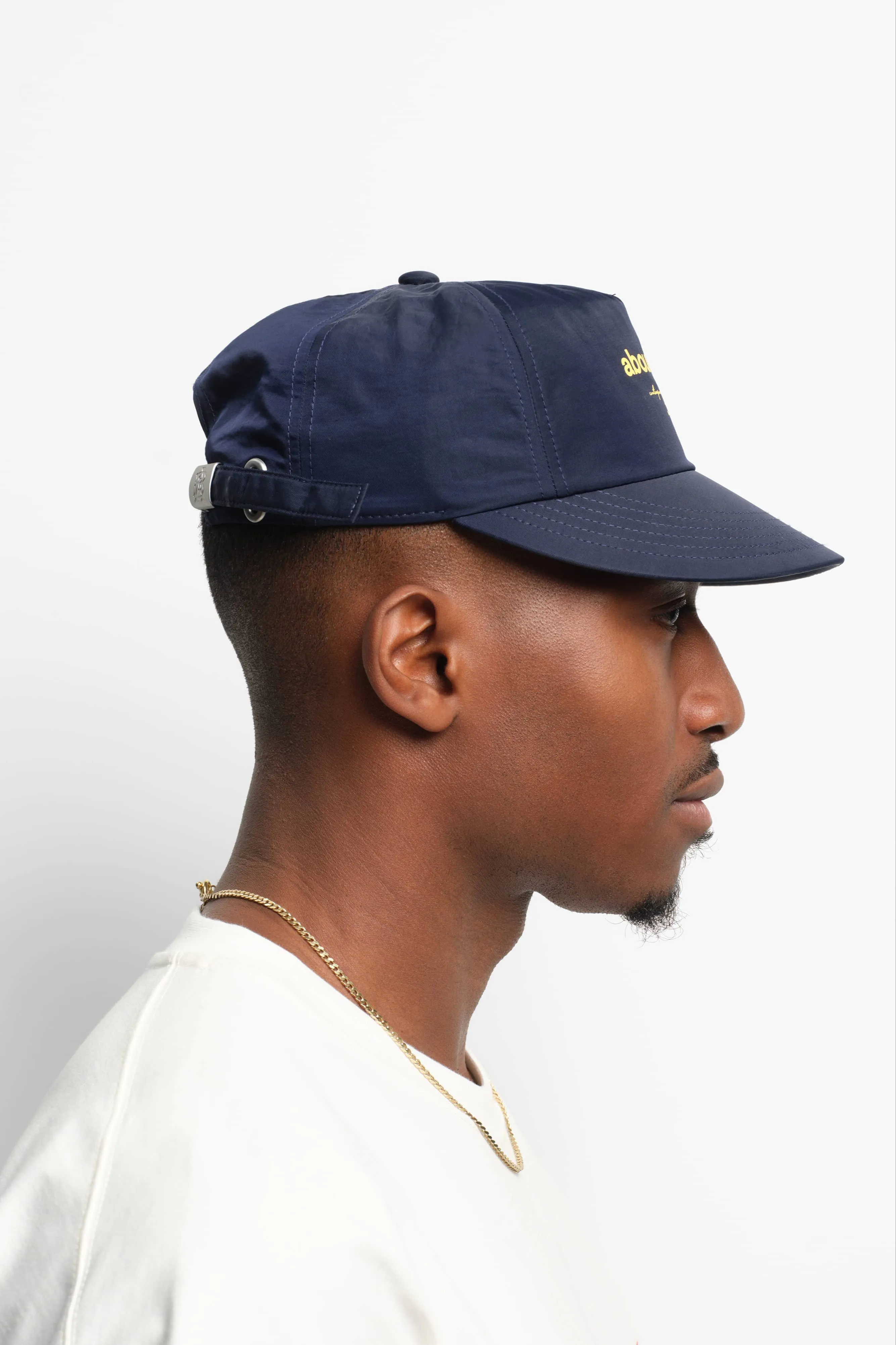box cap navy/yellow sold by about:blank product image thumbnail 3