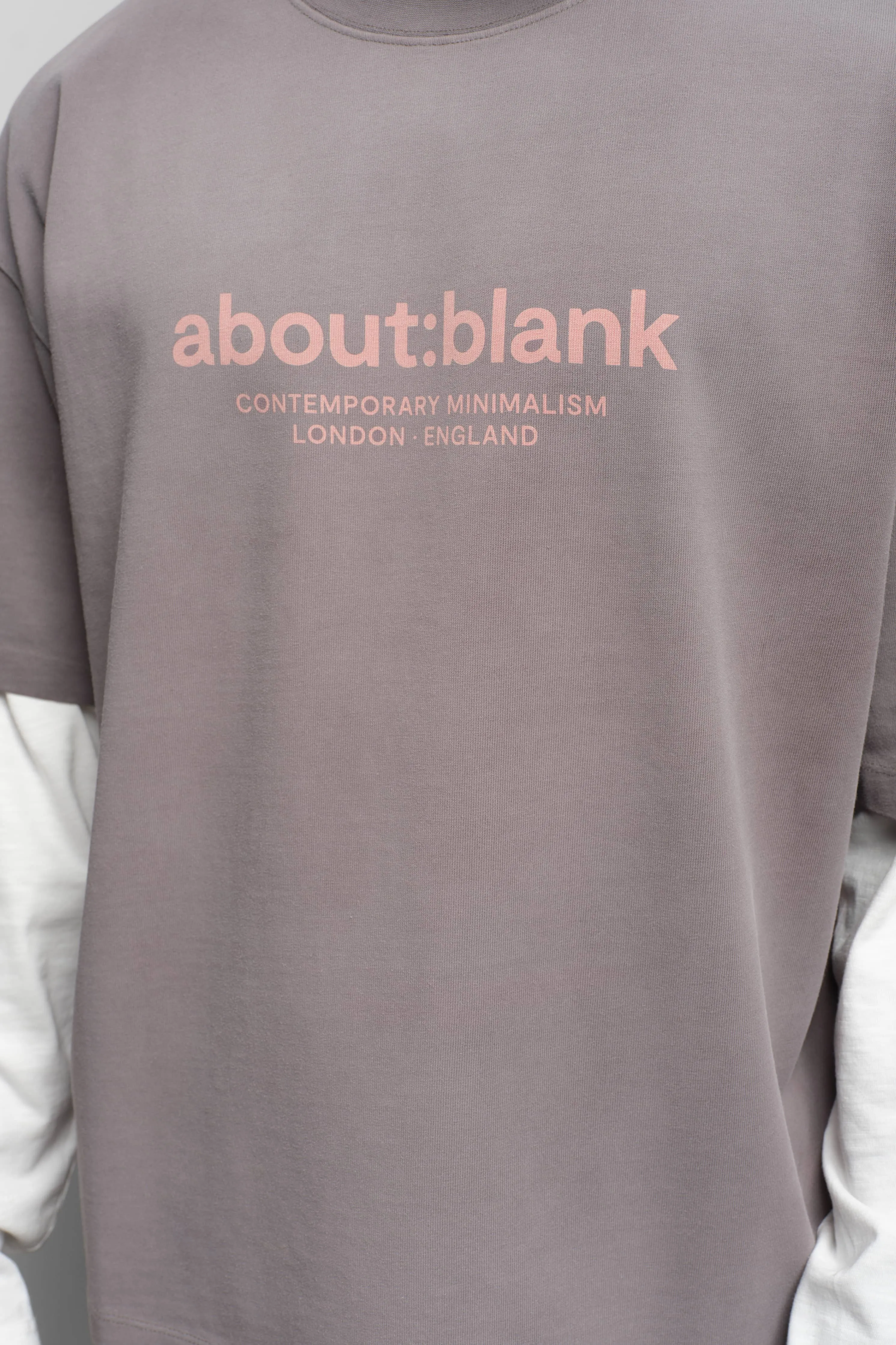 garcon t-shirt charcoal/pink sold by about:blank product image thumbnail 4