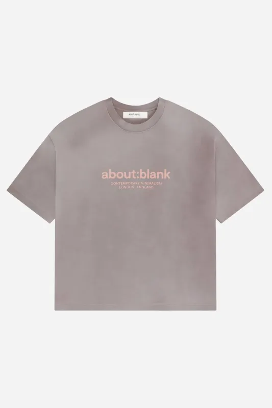 garcon t-shirt charcoal/pink sold by about:blank