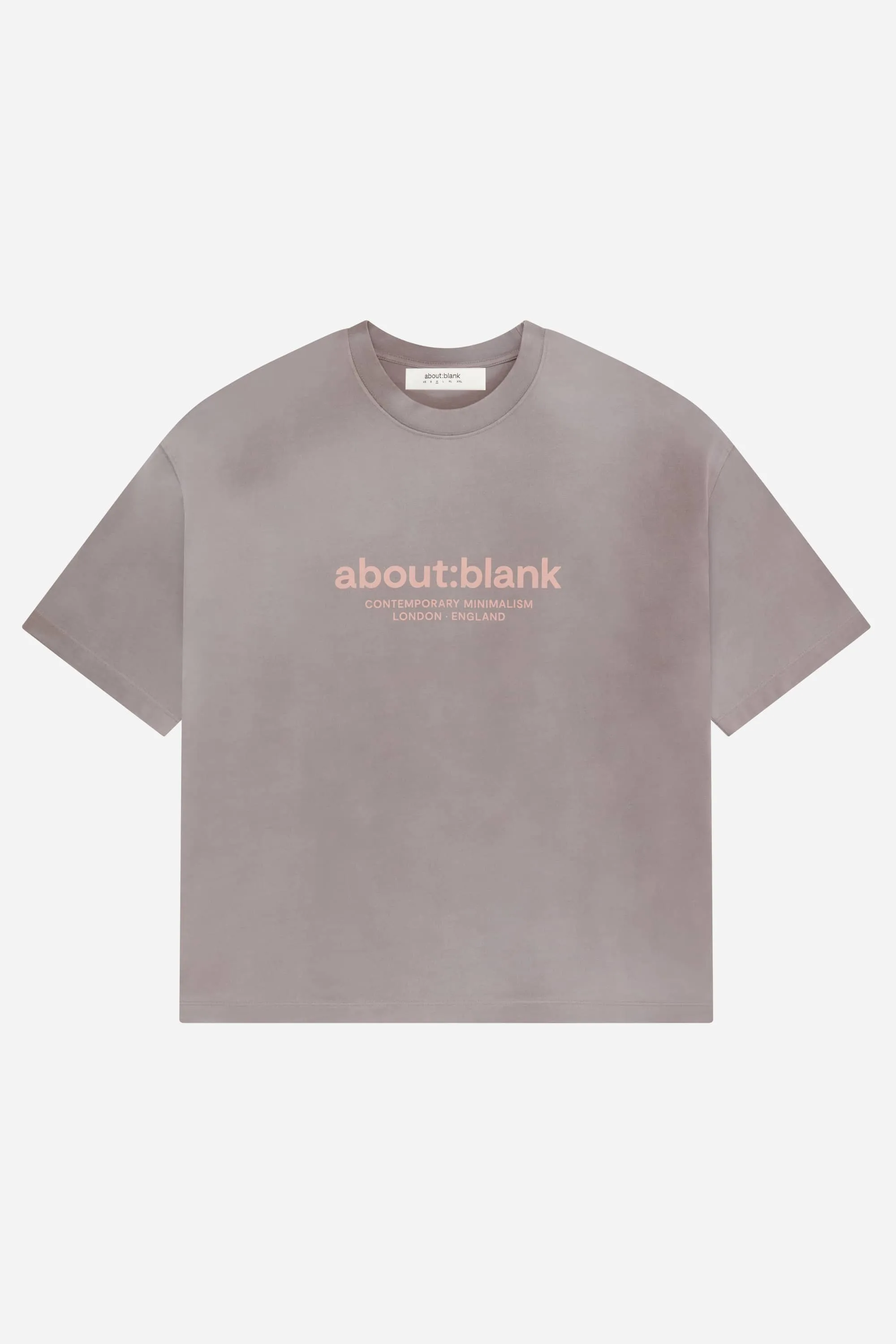 garcon t-shirt charcoal/pink sold by about:blank