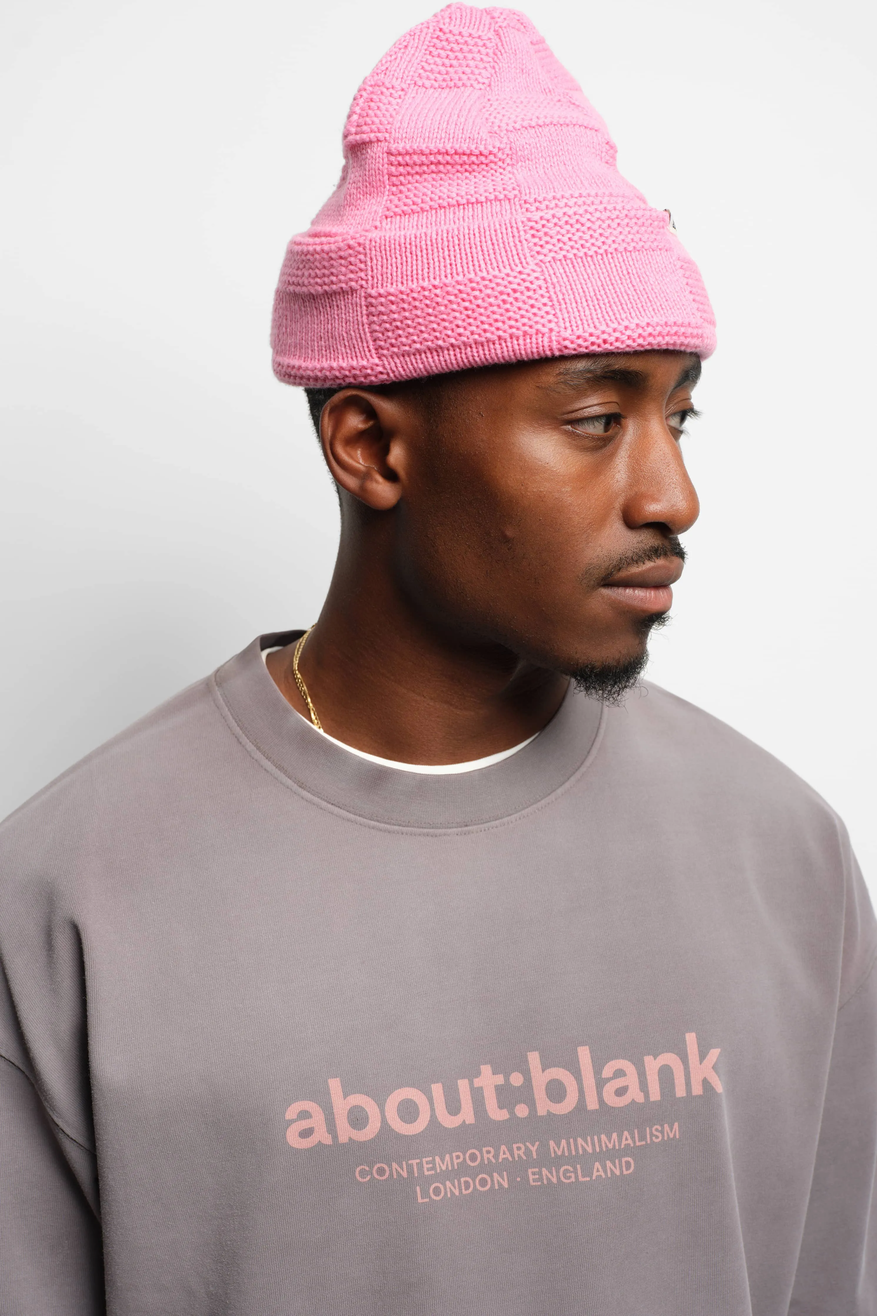 garcon t-shirt charcoal/pink sold by about:blank product image thumbnail 5