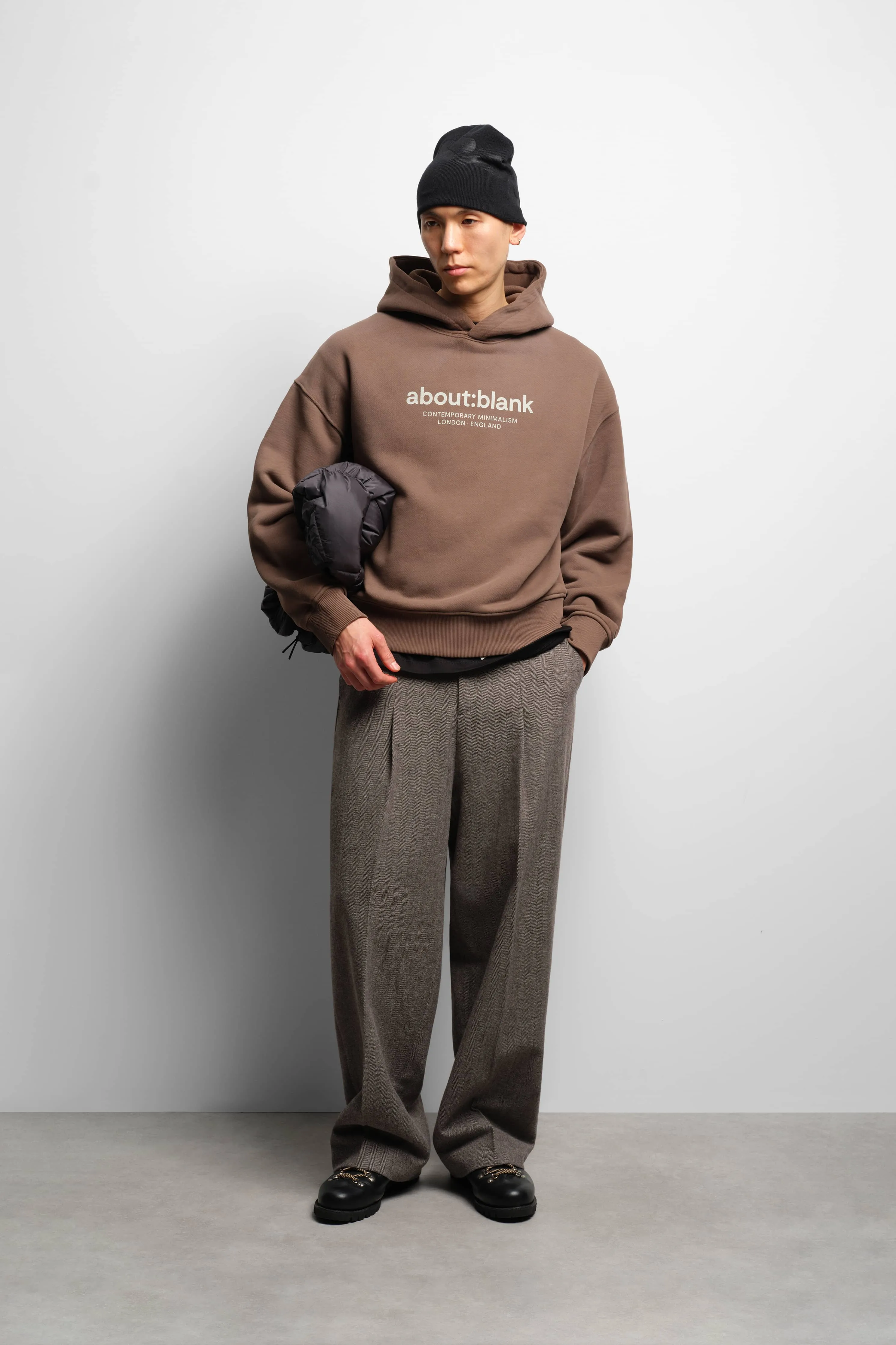 garcon hoodie washed brown sold by about:blank product image thumbnail 2