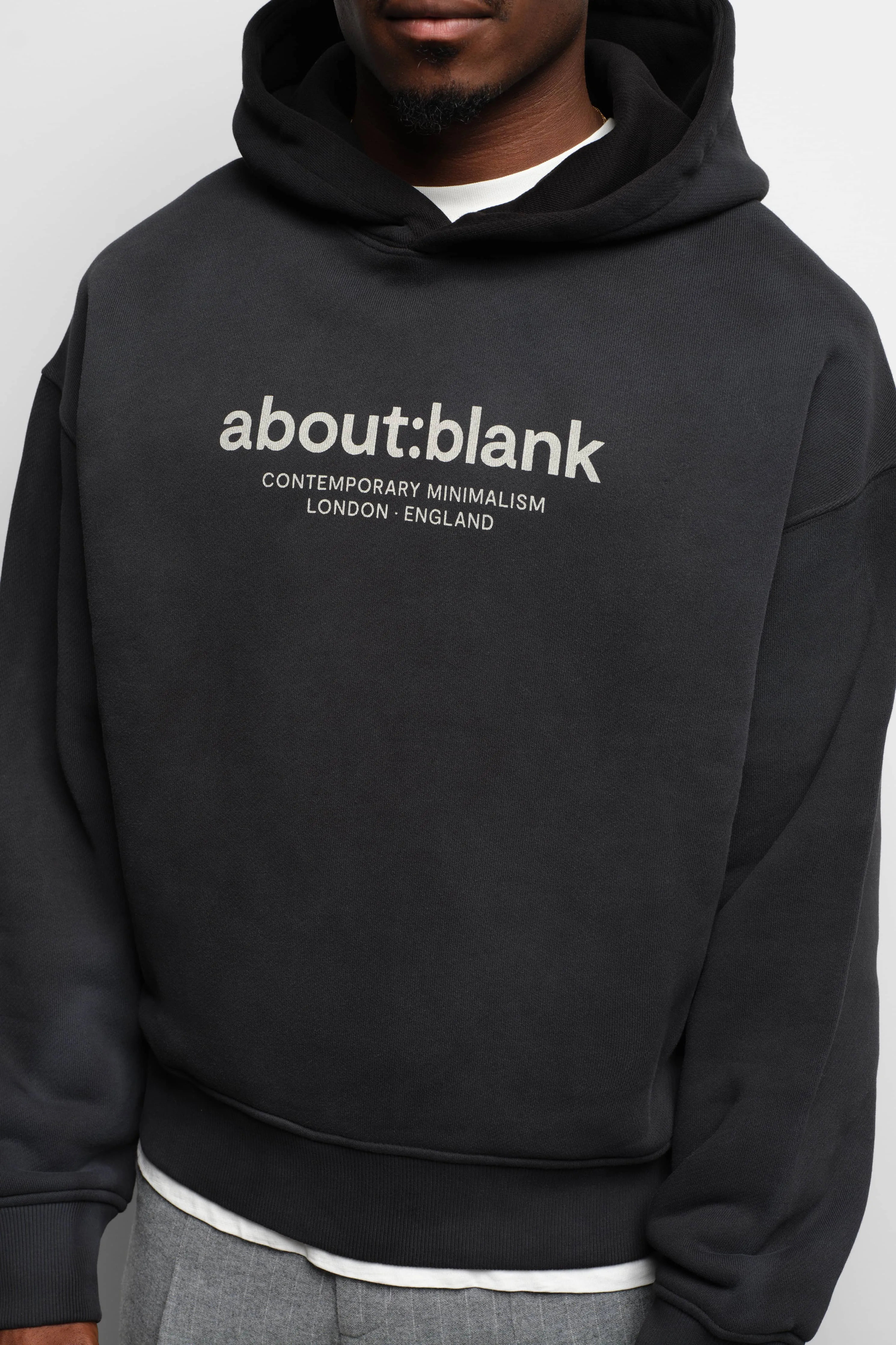 garcon hoodie washed black sold by about:blank product image thumbnail 4