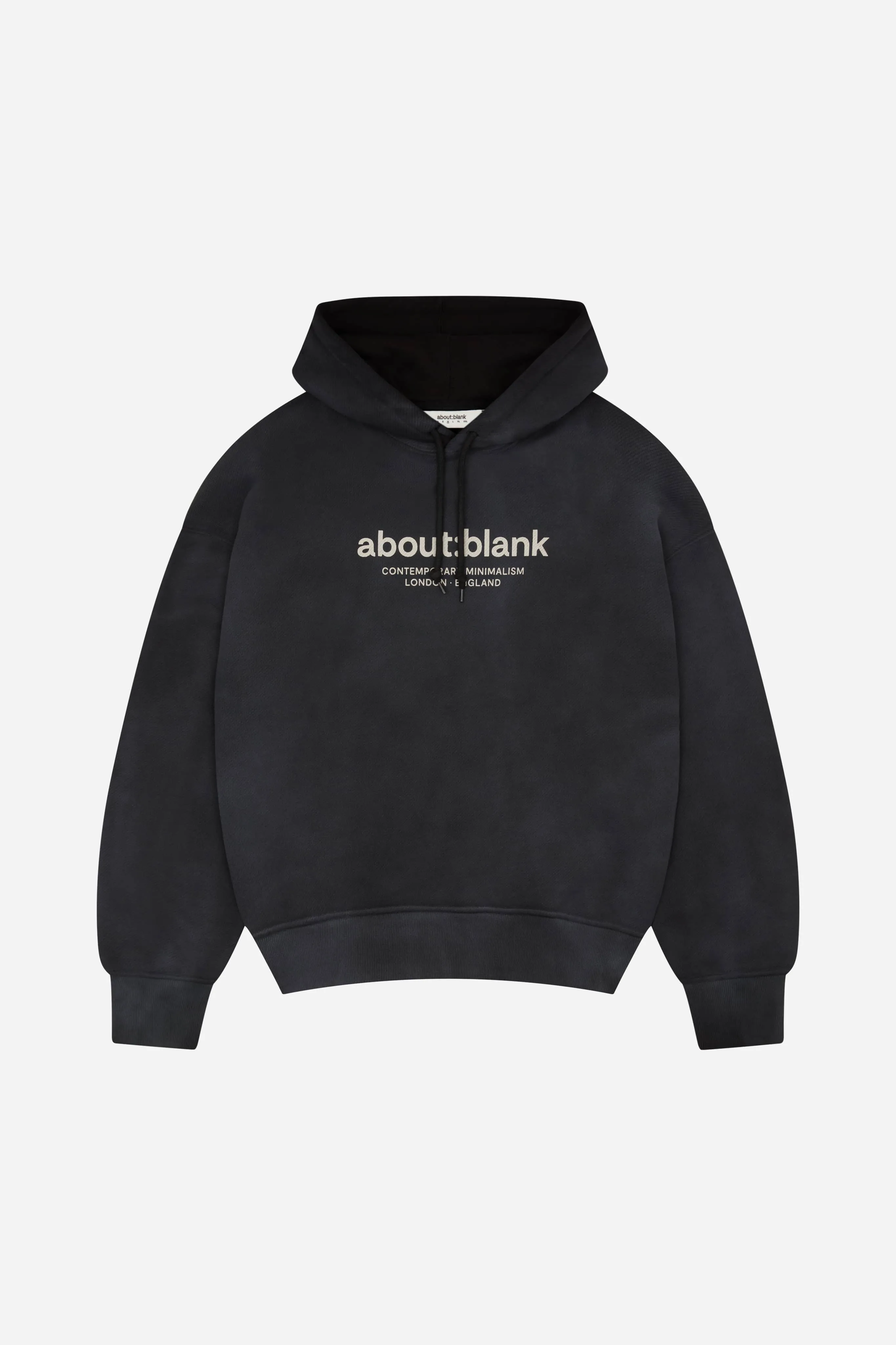 garcon hoodie washed black sold by about:blank