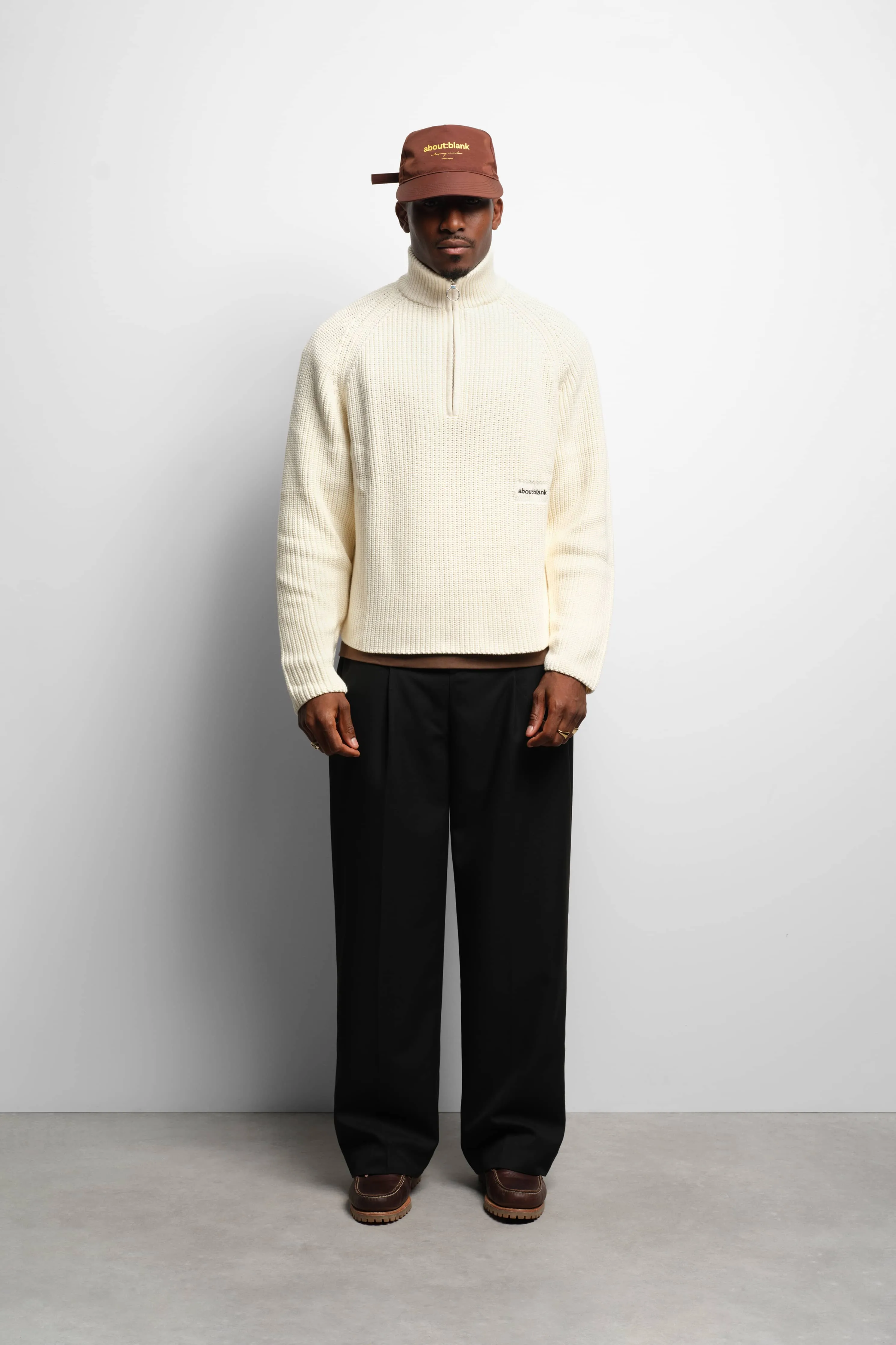 funnel knit ecru sold by about:blank product image thumbnail 2