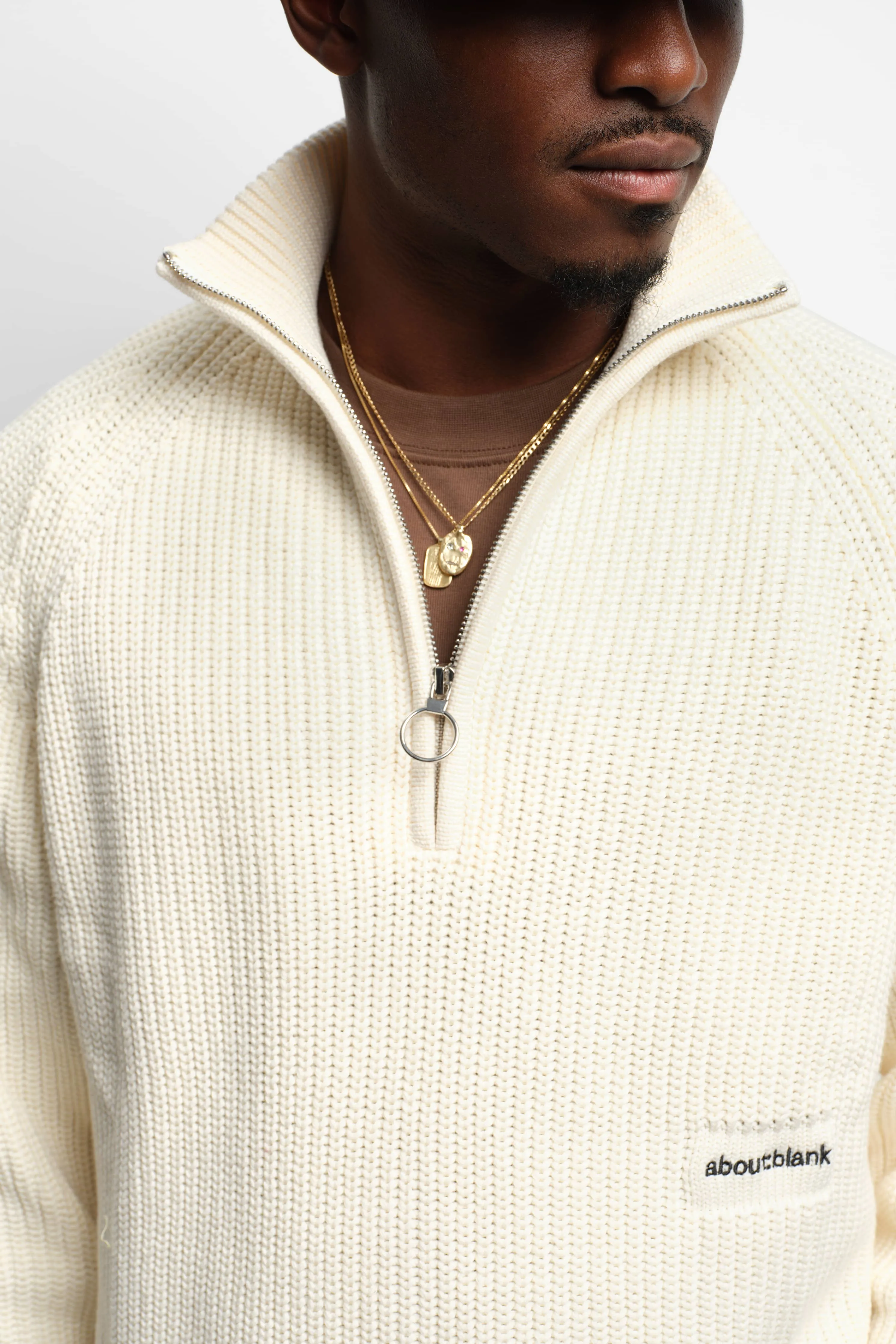 funnel knit ecru sold by about:blank product image thumbnail 4