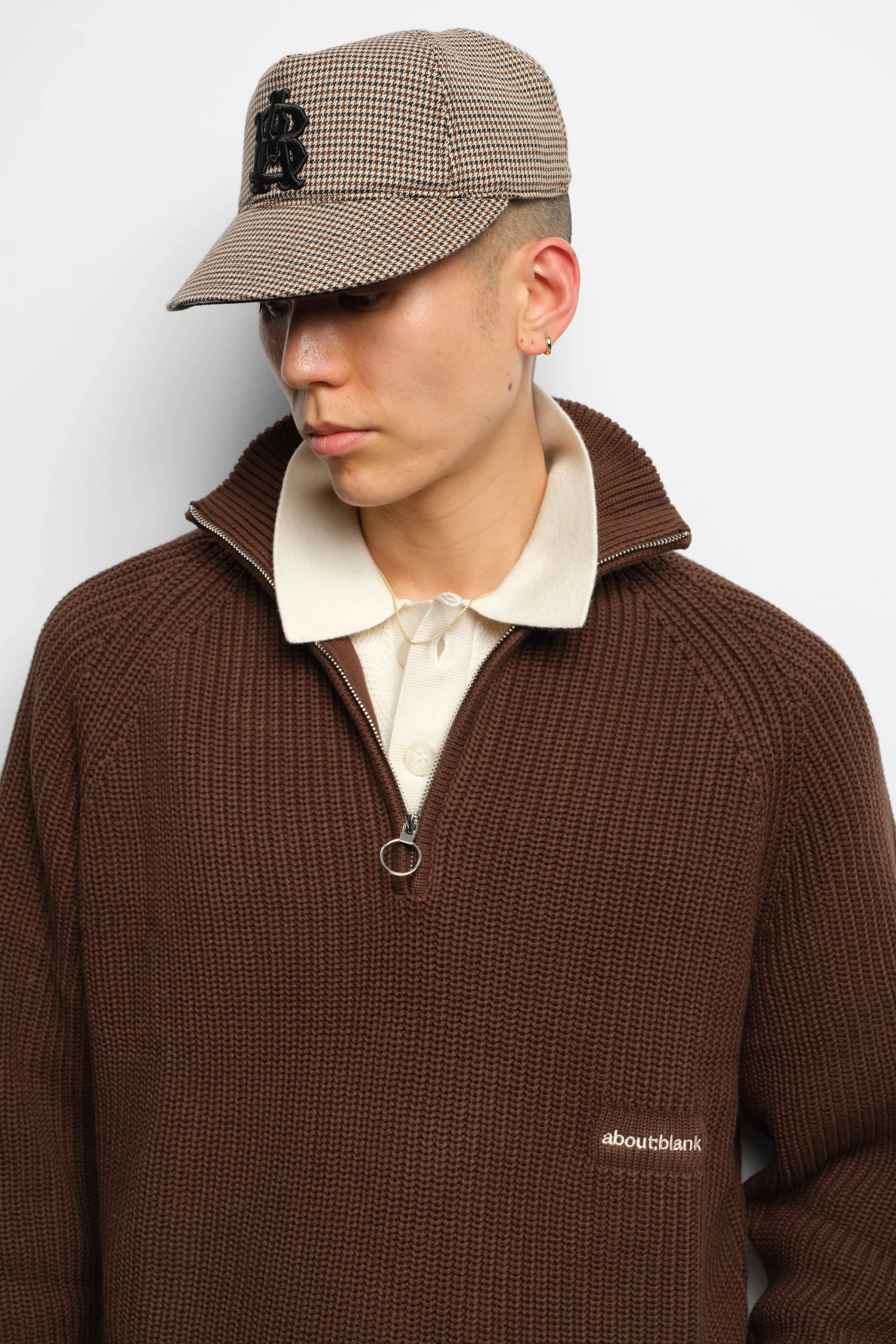 funnel knit brown sold by about:blank product image thumbnail 4