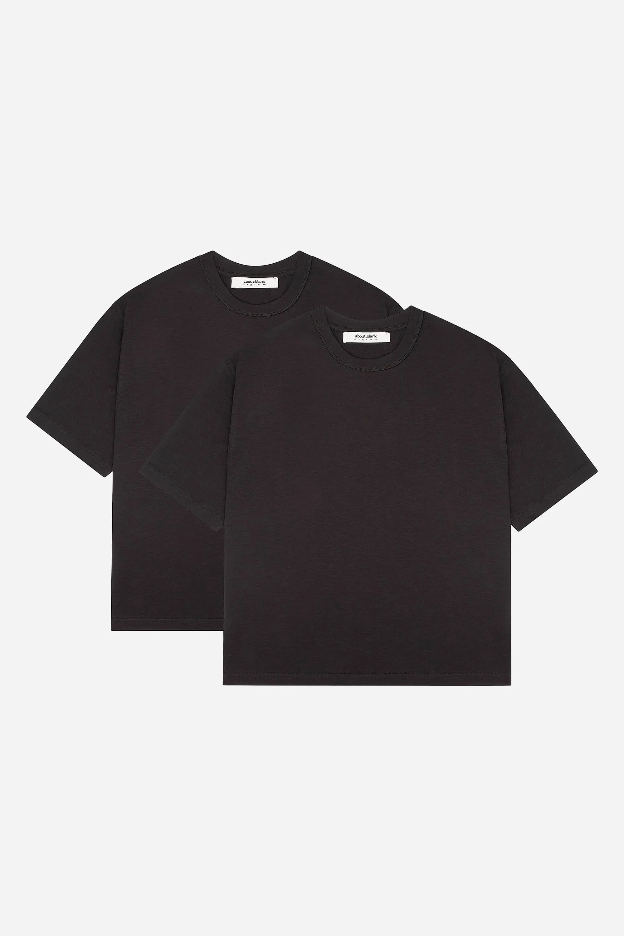 2 pack t-shirt black sold by about:blank