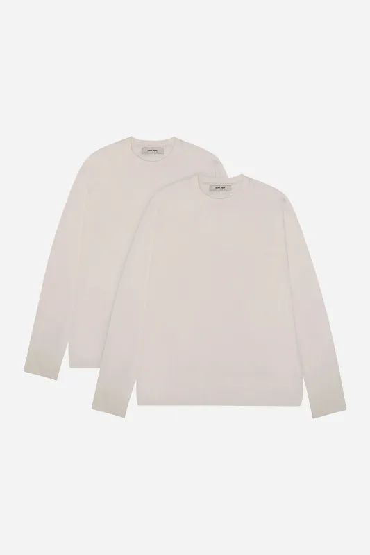 2 pack long sleeve t-shirt oat sold by about:blank