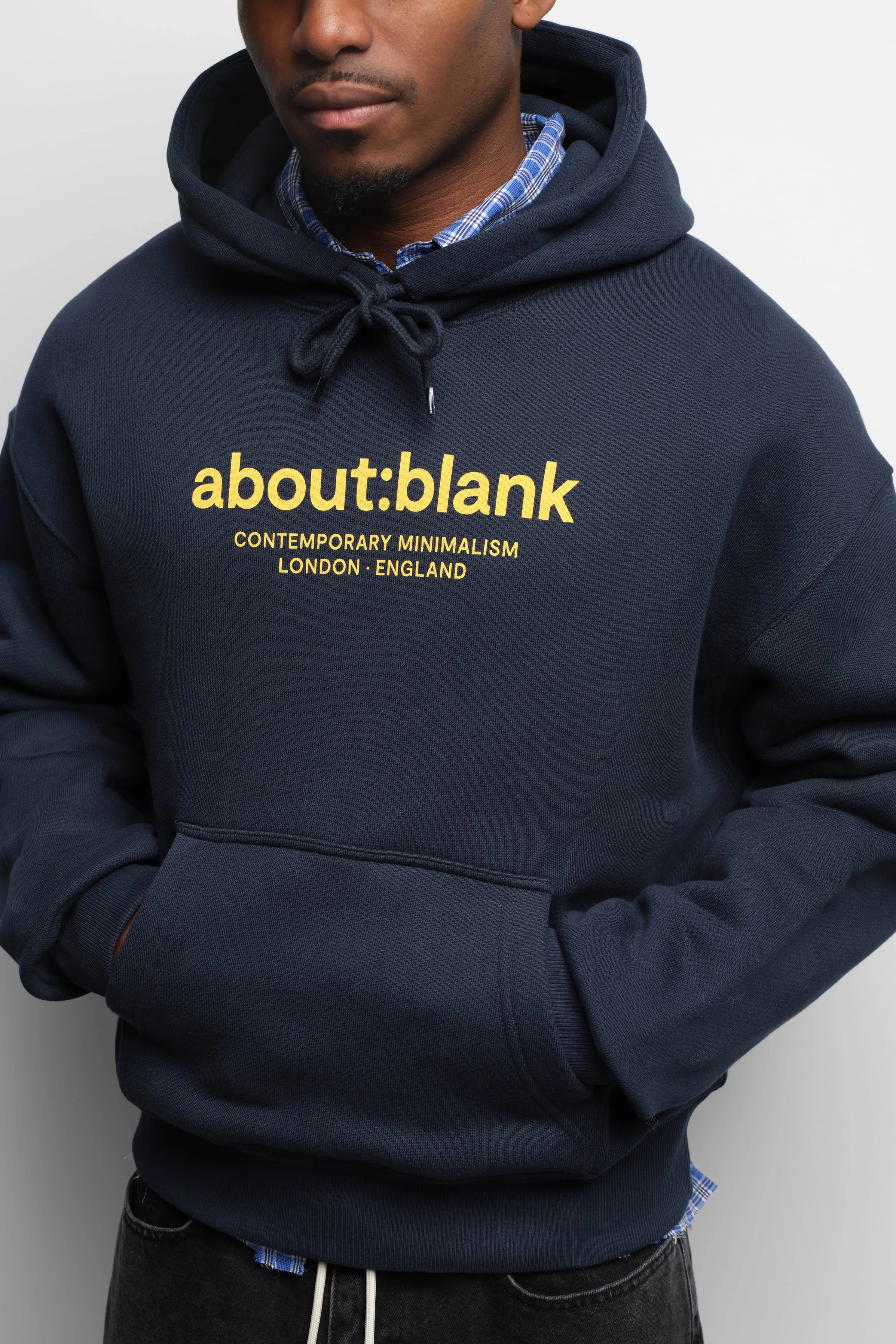 garcon hoodie classic navy/yellow sold by about:blank product image thumbnail 4