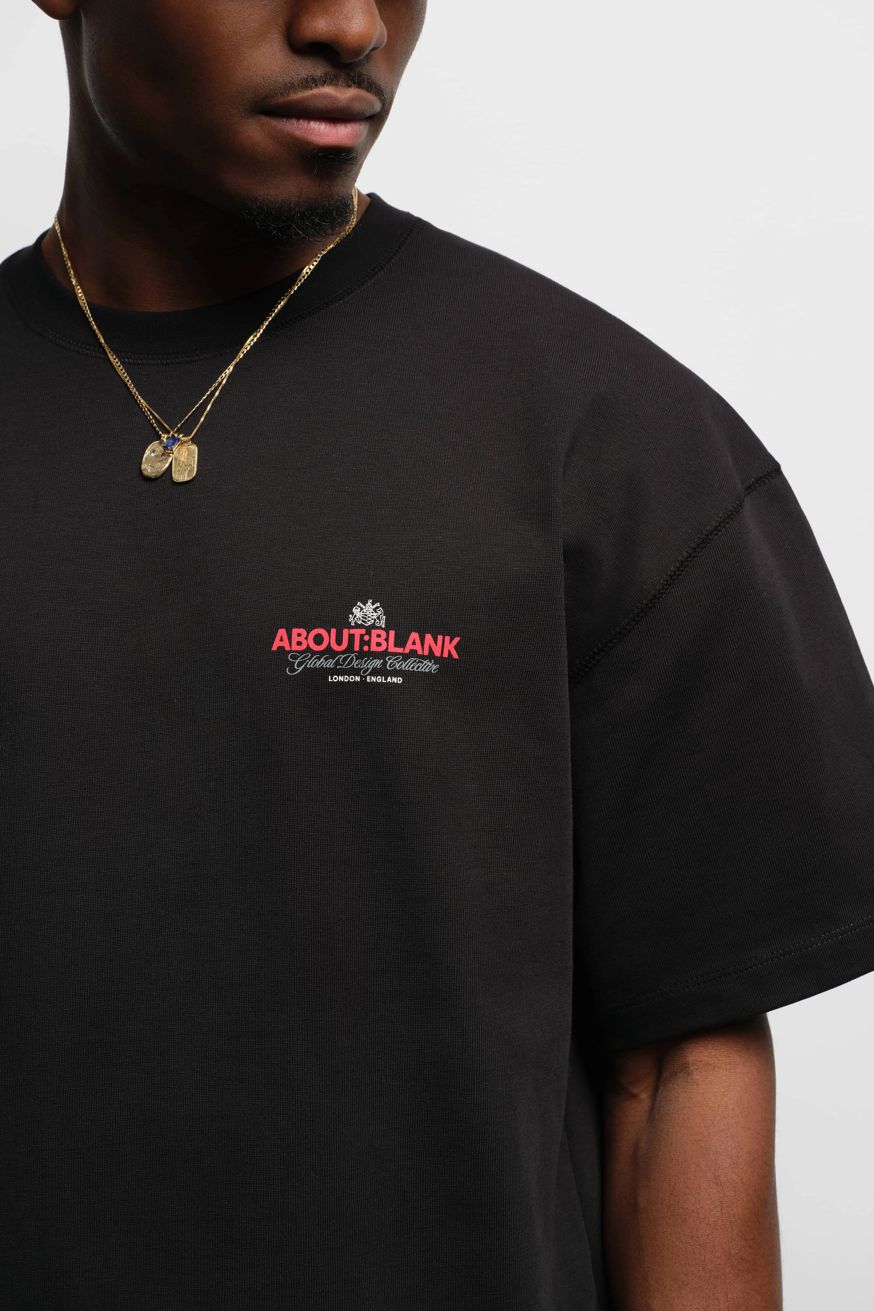 blazon t-shirt black/red/grey sold by about:blank product image thumbnail 4