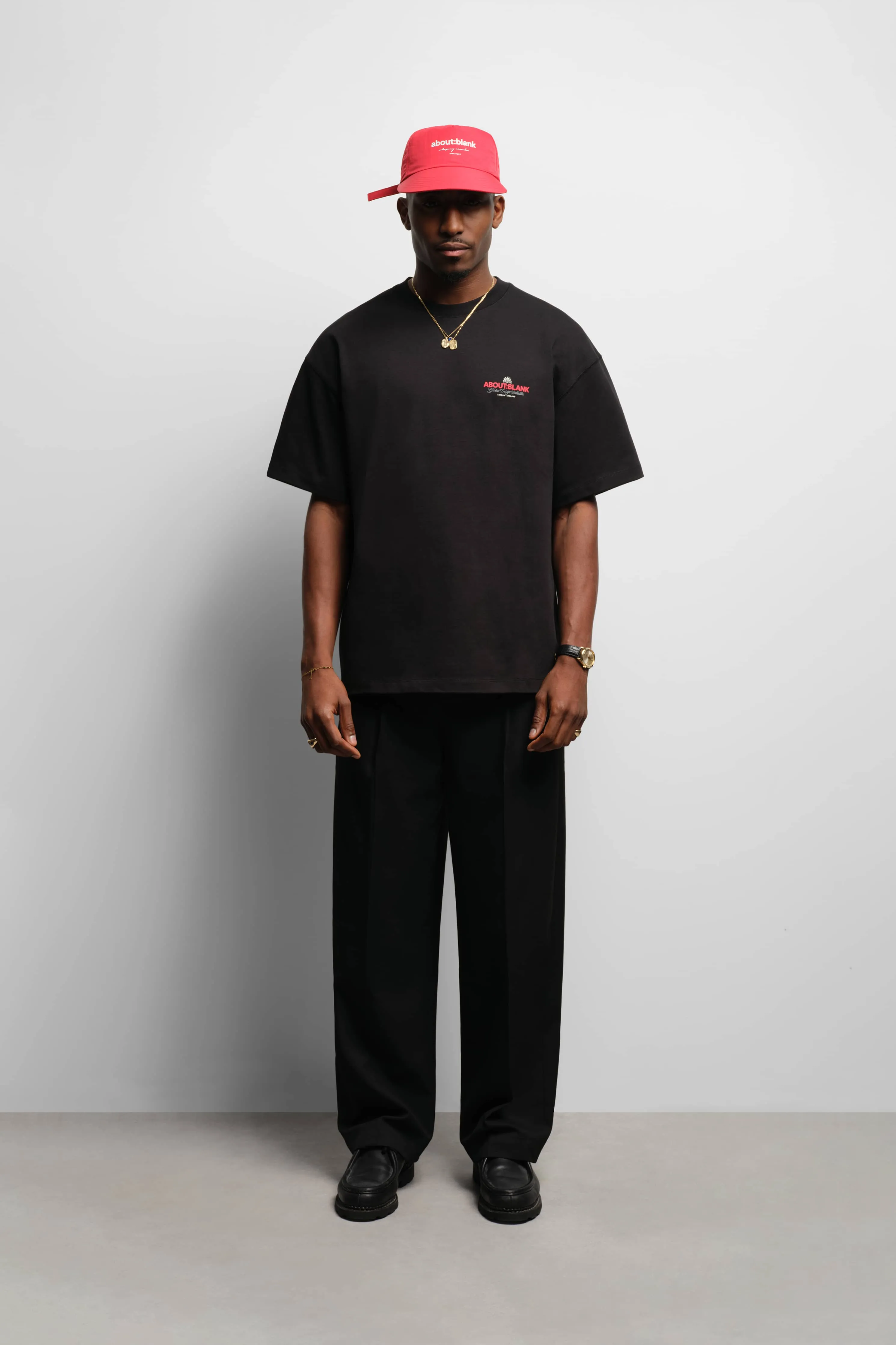 blazon t-shirt black/red/grey sold by about:blank product image thumbnail 2